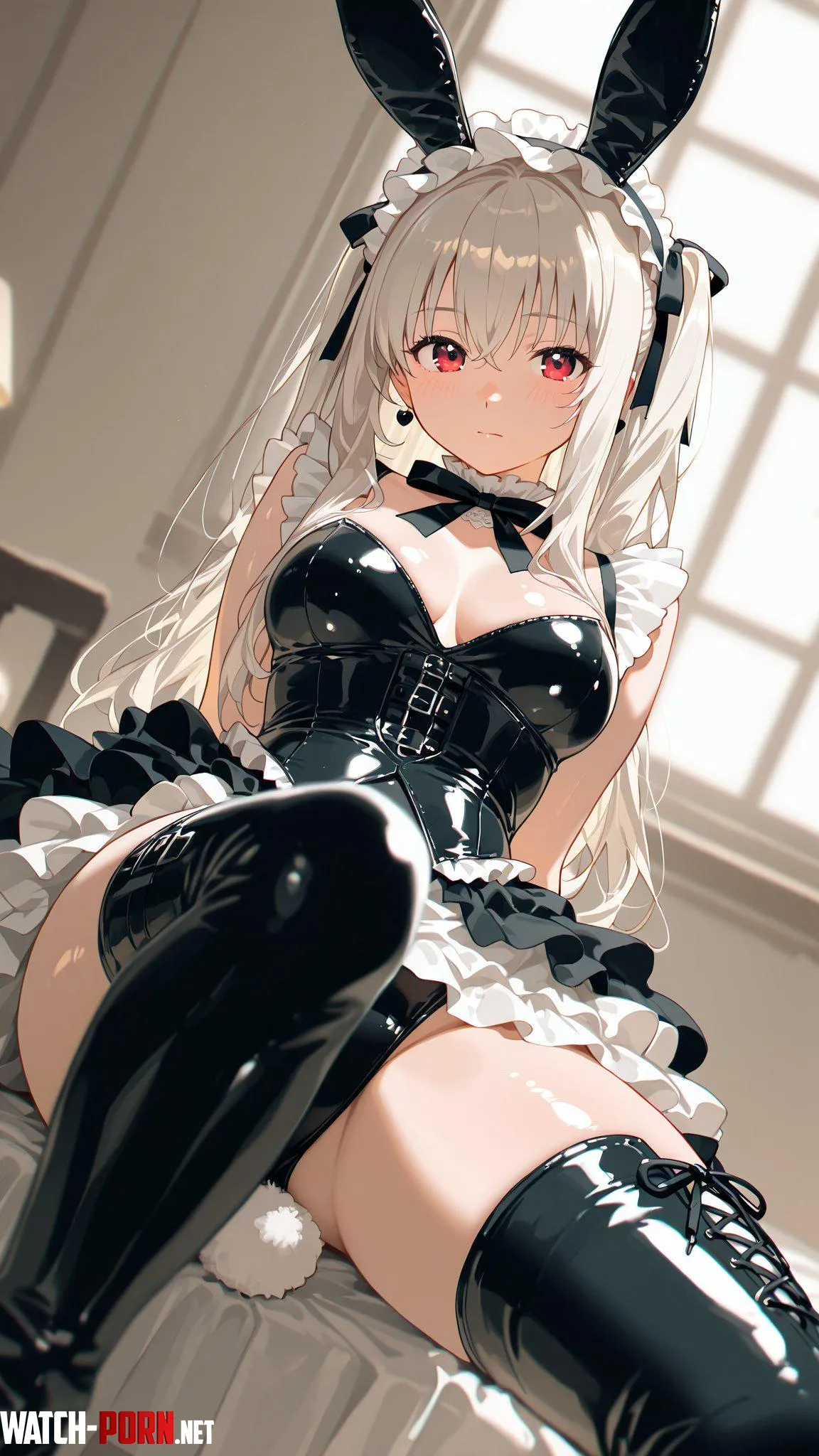 Latex Bunny Girl by WoolsonDaSheep