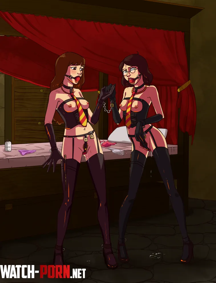 Cute slaves Hermione and femHarry (Tourbillon-da) by SiarX