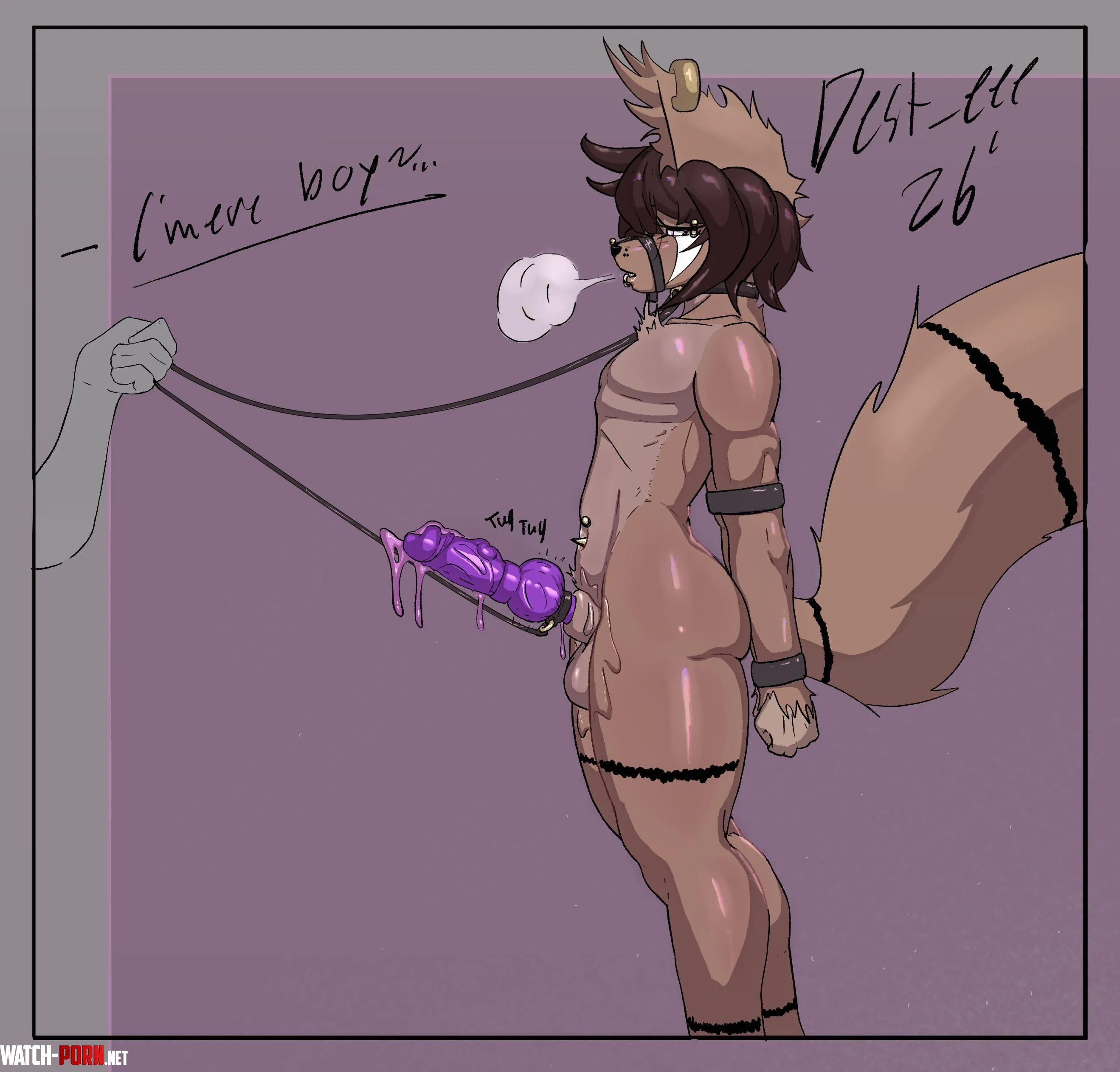 Good boy (Art by me!) [M/M] by -Troy_-