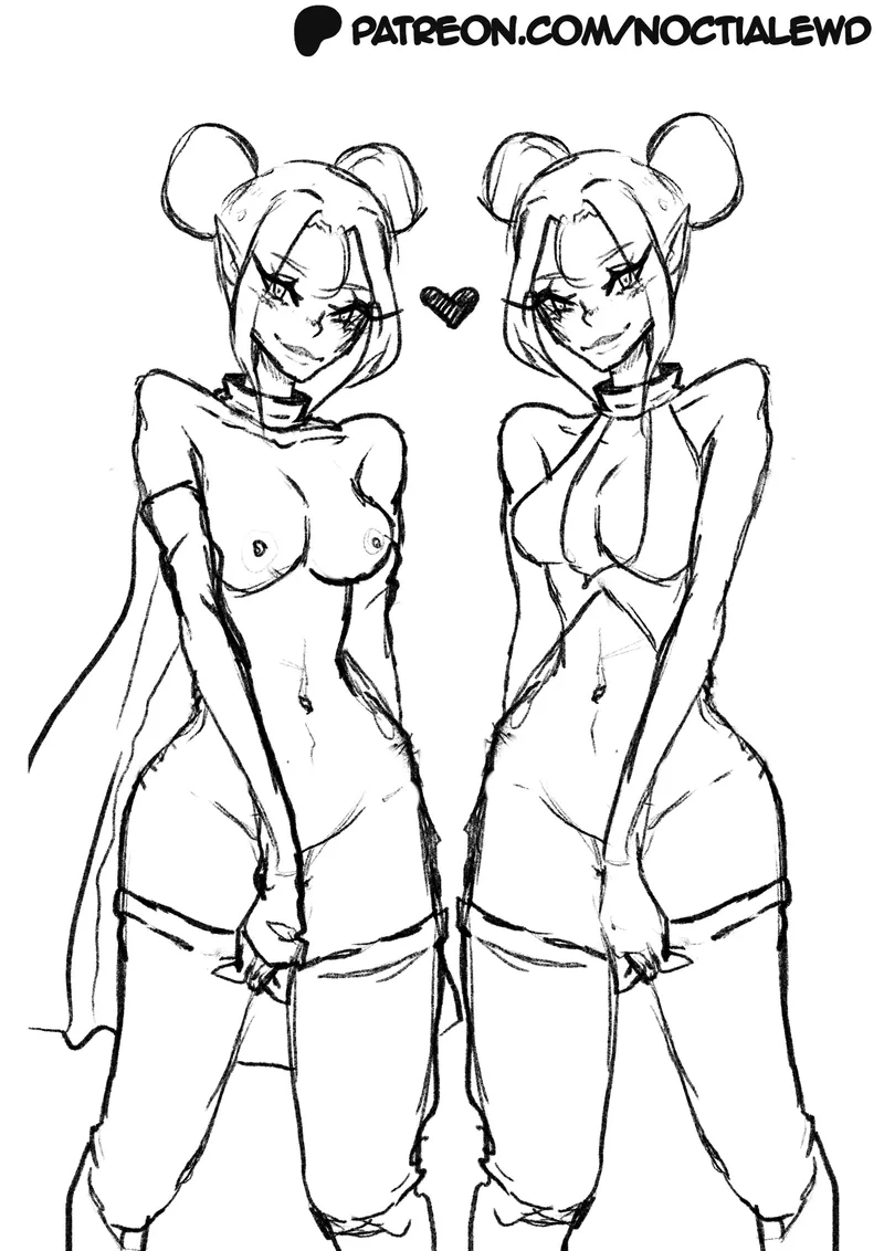 Thumbnail Dive into NoctiaLewd's World: 'The Twin Elf Sisters - Should I Finish It?'