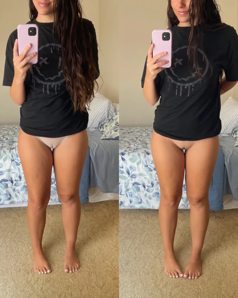 Thumbnail Panties vs no panties by Emmashared