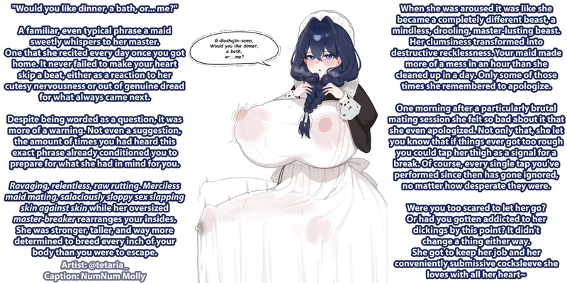 Thumbnail Mercilessly Messy Maid Mating in Futadomworld