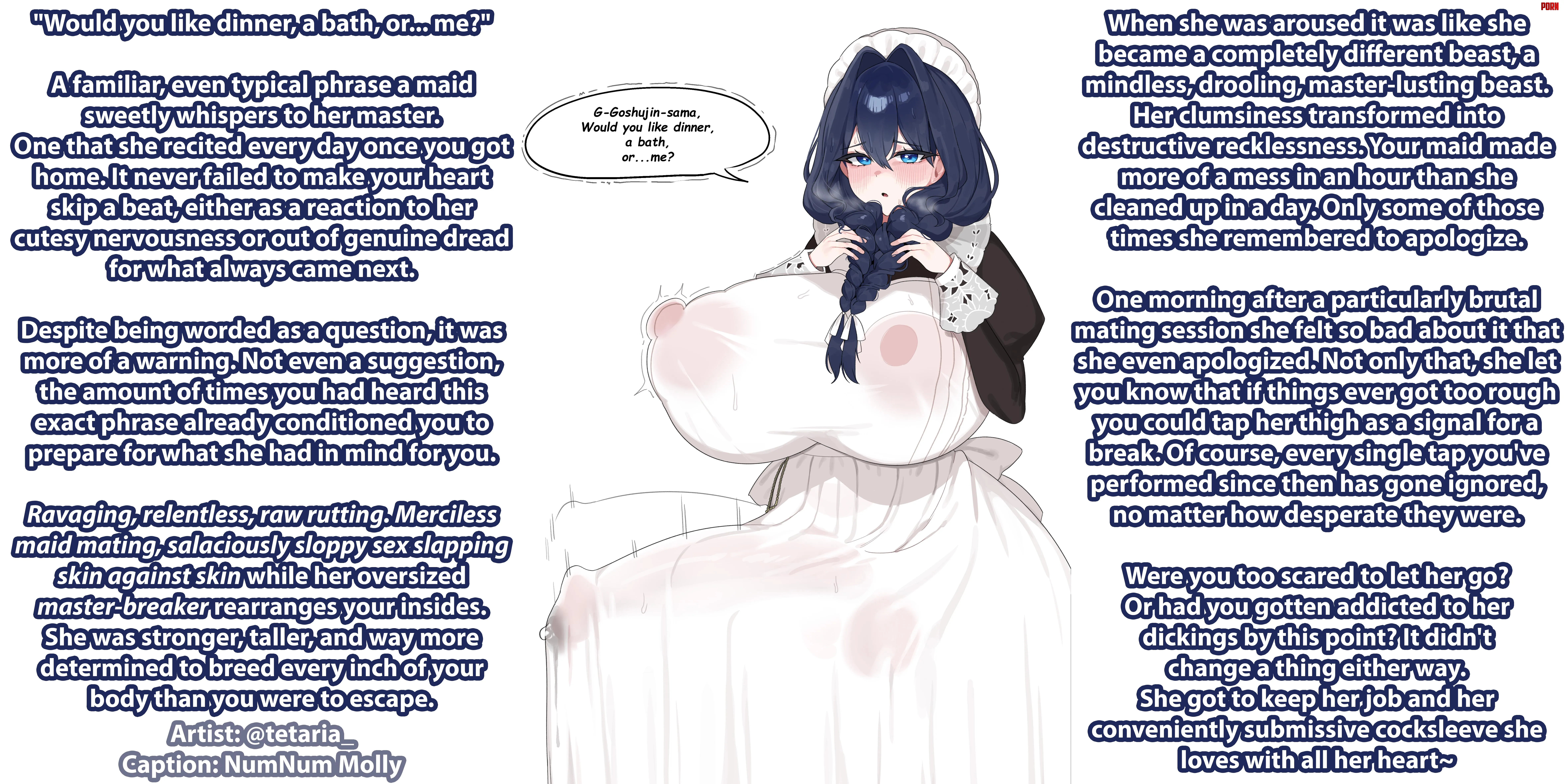 Mercilessly Messy Maid Mating [Futadom][Gender Neutral POV][Noncon/Dubcon][Alliteration][Narration][Sloppy Sex][Artist: @tetaria_] by Sombraros