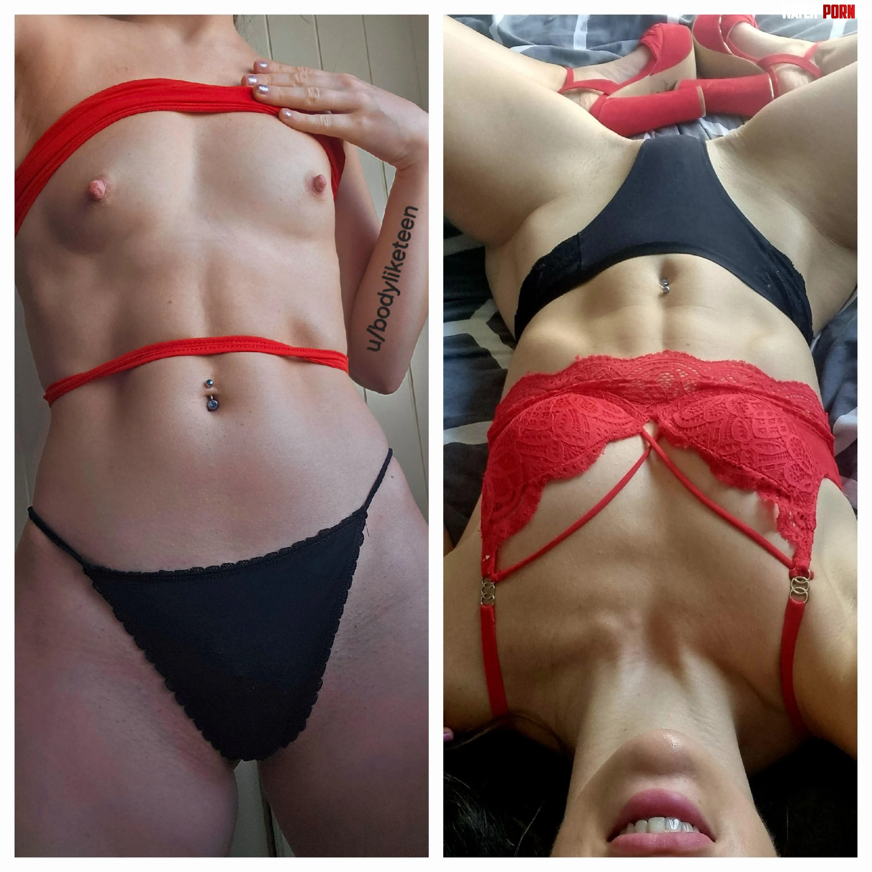 Totally flat tits, all bras are too big for them..wld you still be turn on while touching or sucking them ? by bodyliketeen