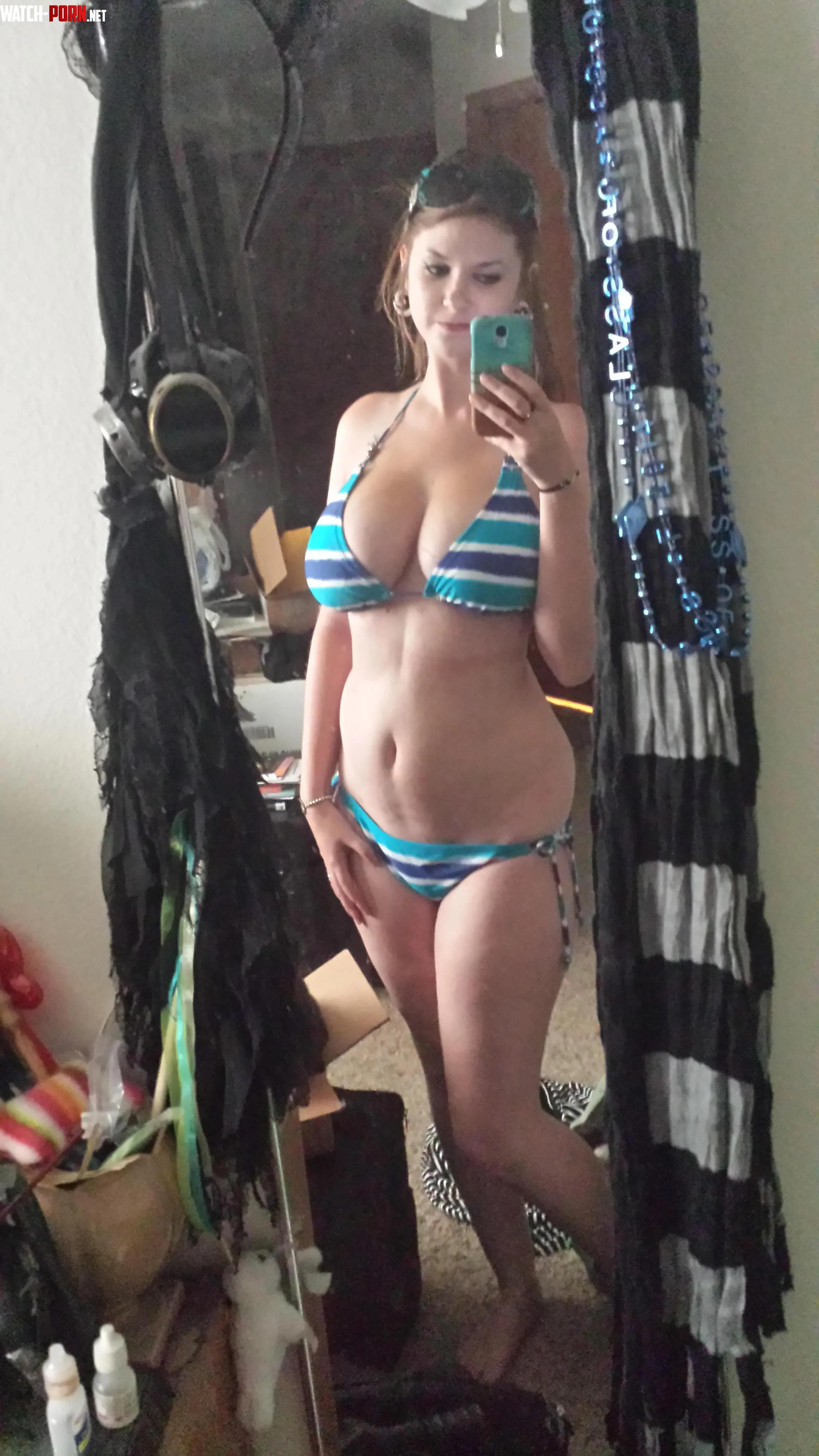 Stripes in the mirror by DoctorSlutWife