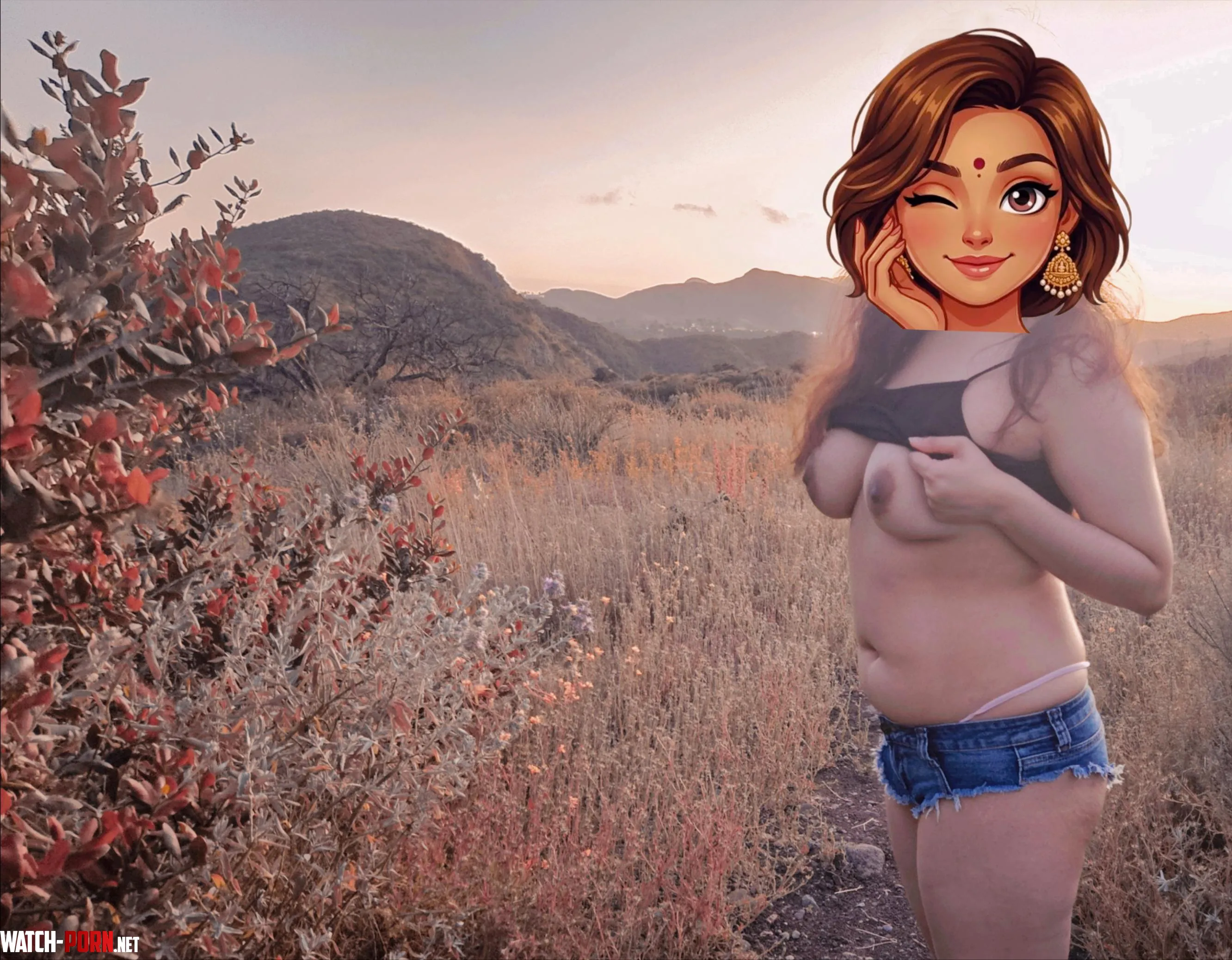 Mountains make me horny [F] by Top-Rabbit9670