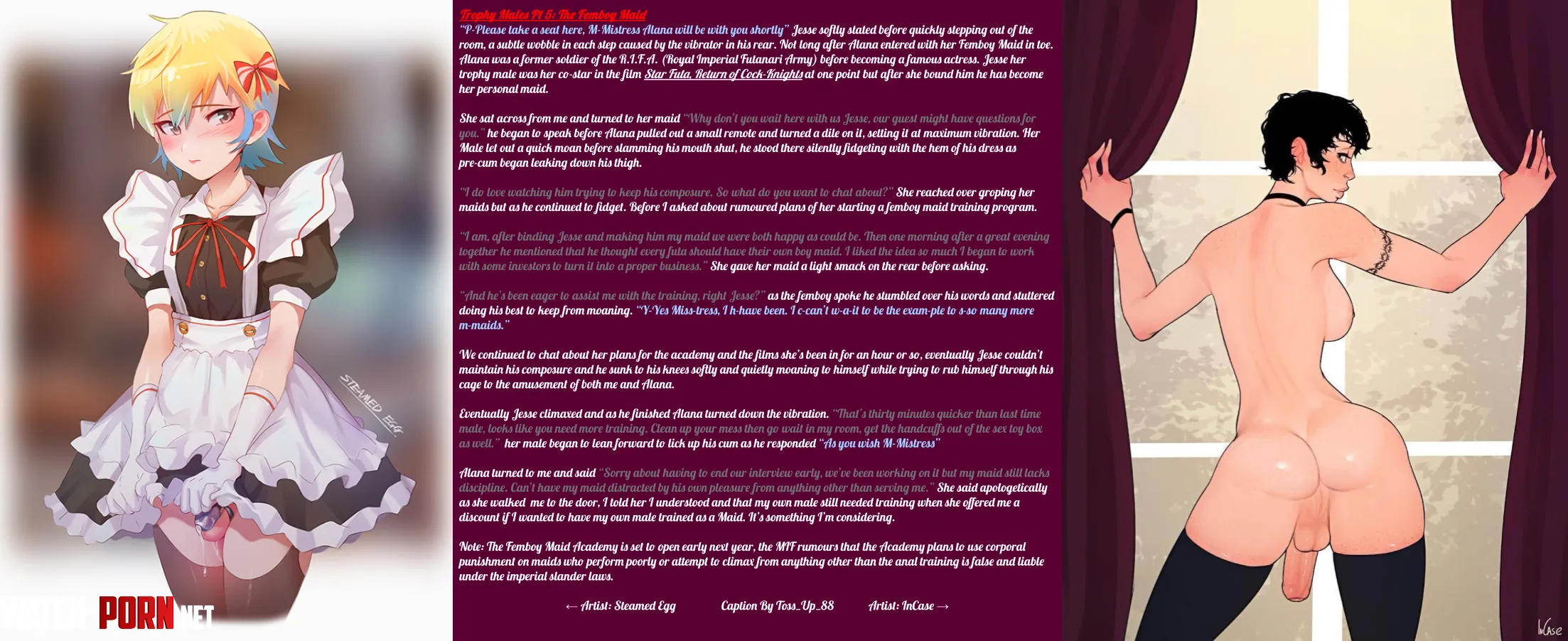 Trophy Males Pt 5: The Femboy Maid by Toss_Up_88