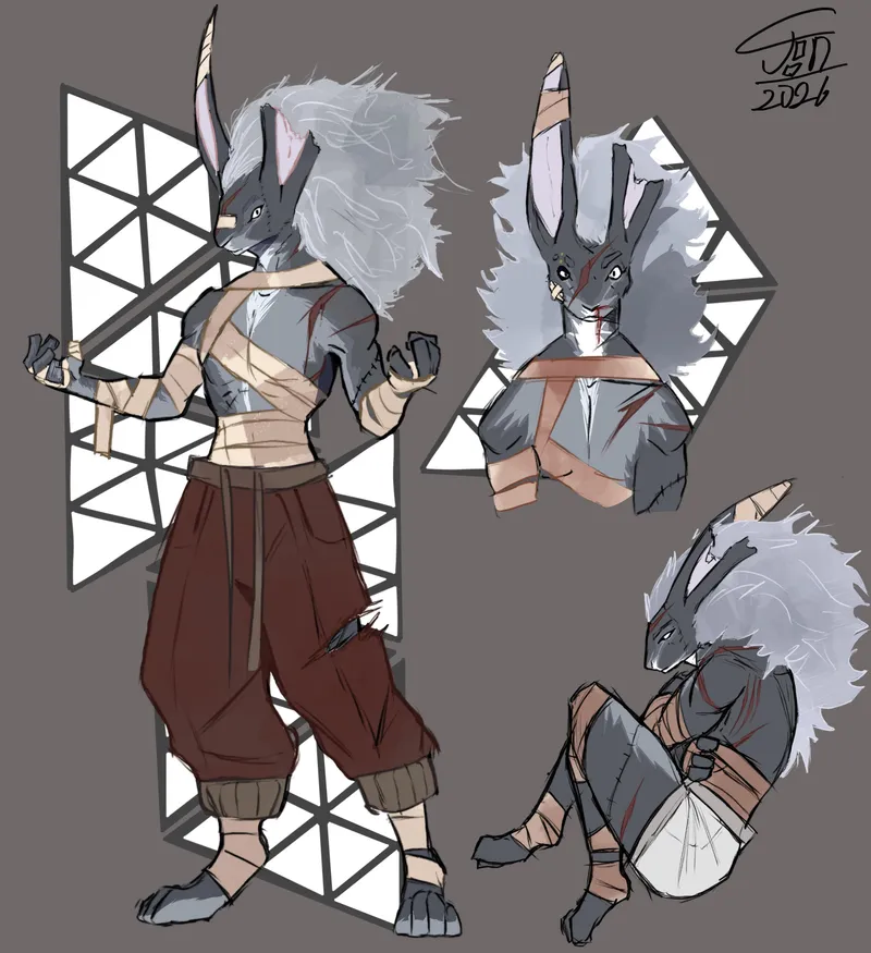 Thumbnail A Glimpse of ‘Pitiful Hare’ in Furry Artistry