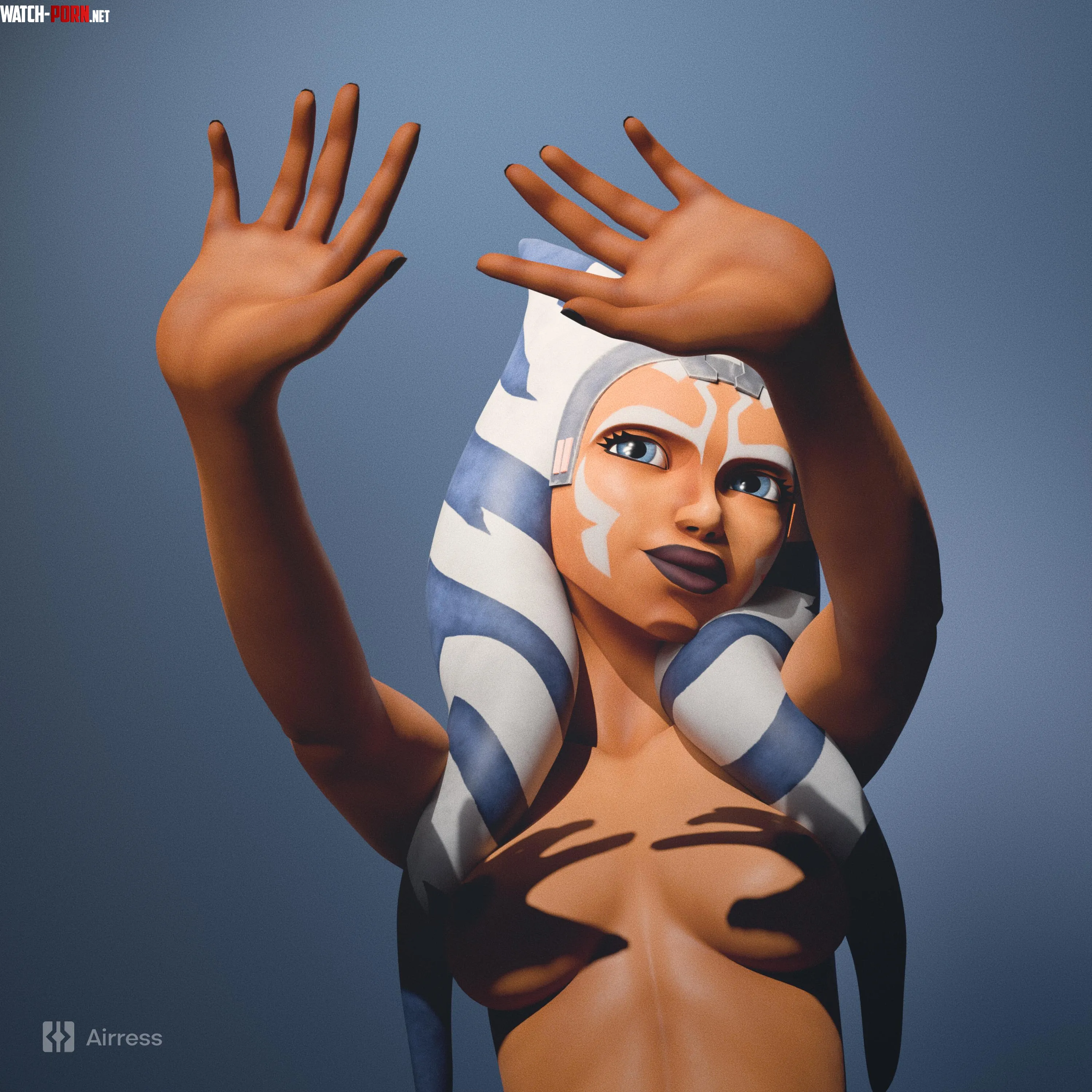 Ahsoka squeezed by the shadows (Airress) by Airress3D