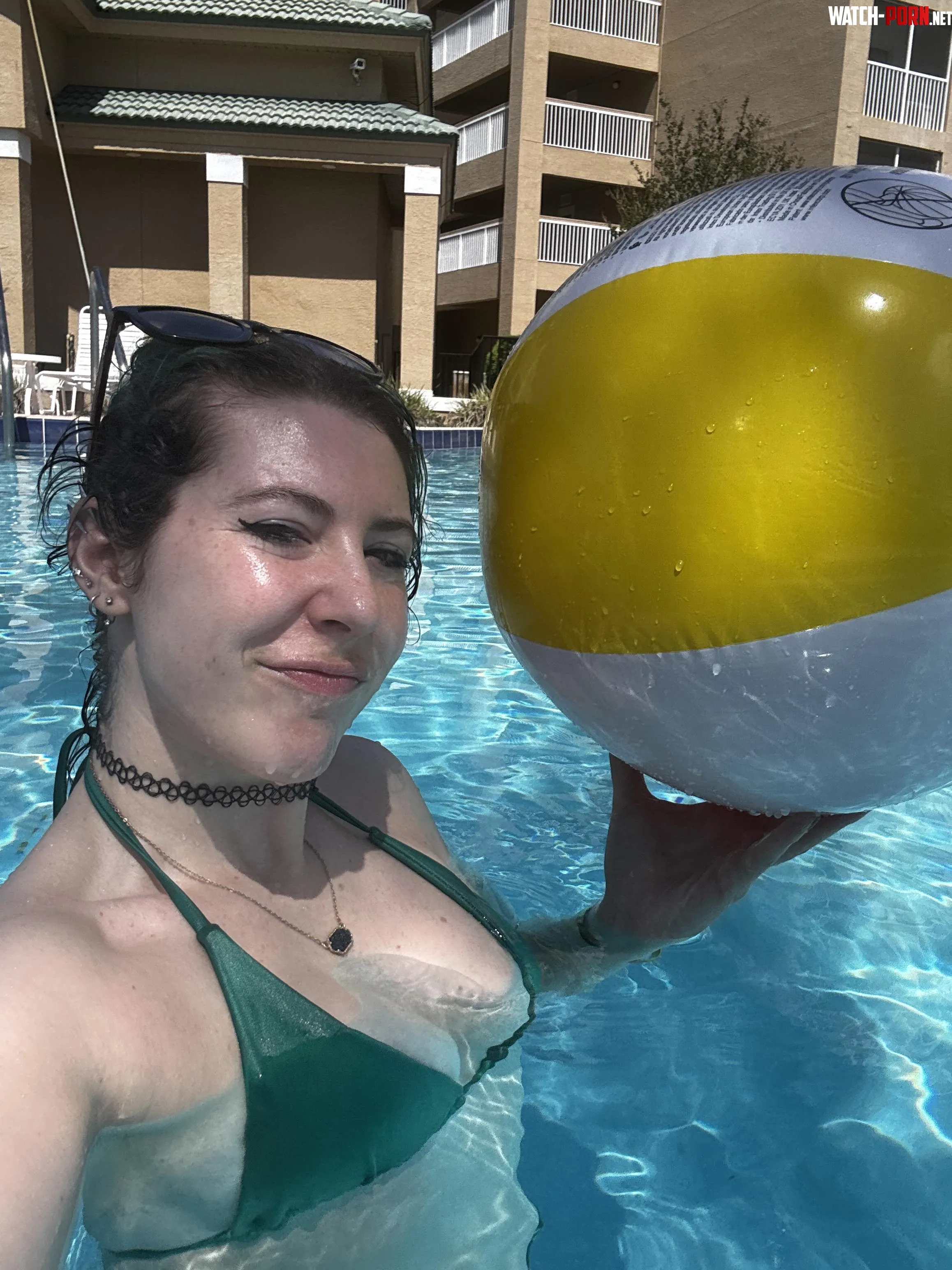 Just playin in the pool by sirenskiss3