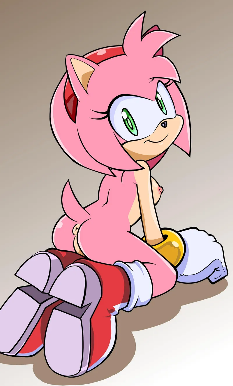 Thumbnail Amy's Tempting Pose for You in SonicPorn by CalloftheWild69