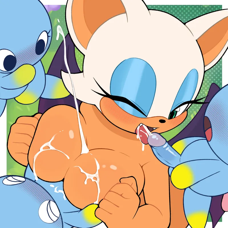 Thumbnail Rouge the Bat's Surprising Assets in SonicPorn by Bouncebewb