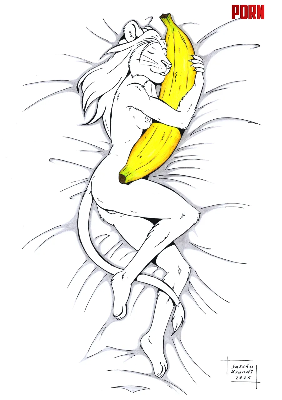 Banana Lioness (by Sascha Brandt) [X] by lionclaw_1