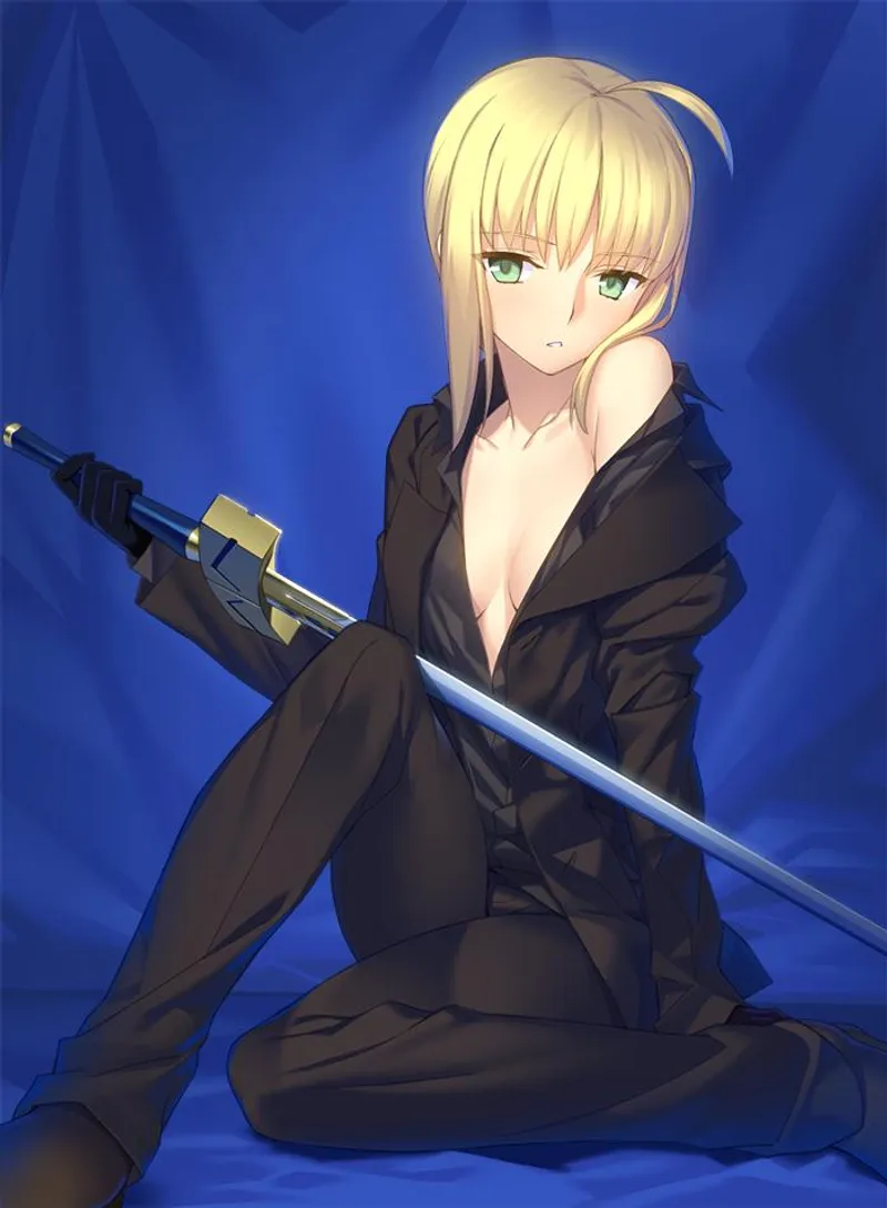 Thumbnail Saber [Fate] (曽我誠) by Attacking_Diarrhea: A Captivating Ecchi Presentation