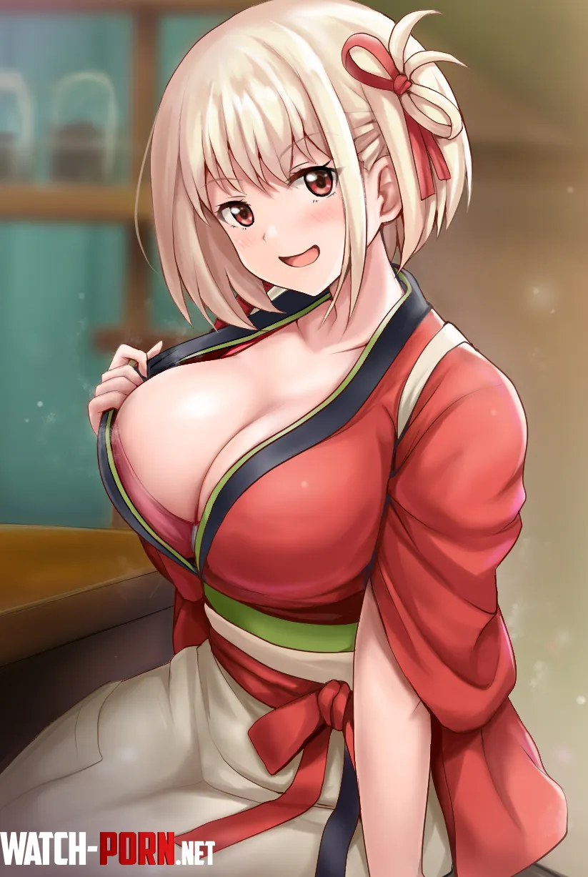 Teasing Chisato [Lycoris Recoil] (R-びのん) by Attacking_Diarrhea