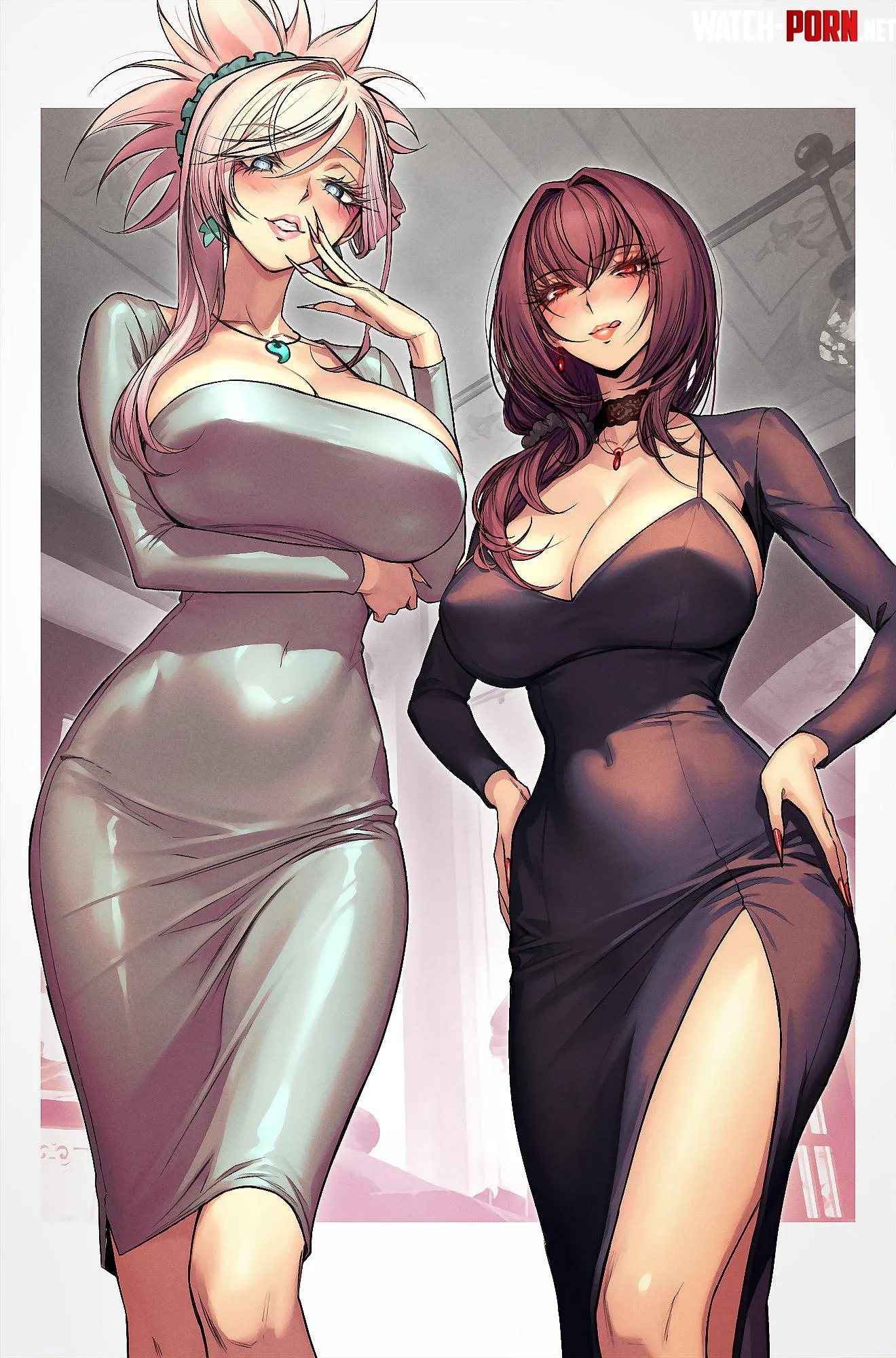 Scathach & Musashi [Fate/GO] by WoolsonDaSheep