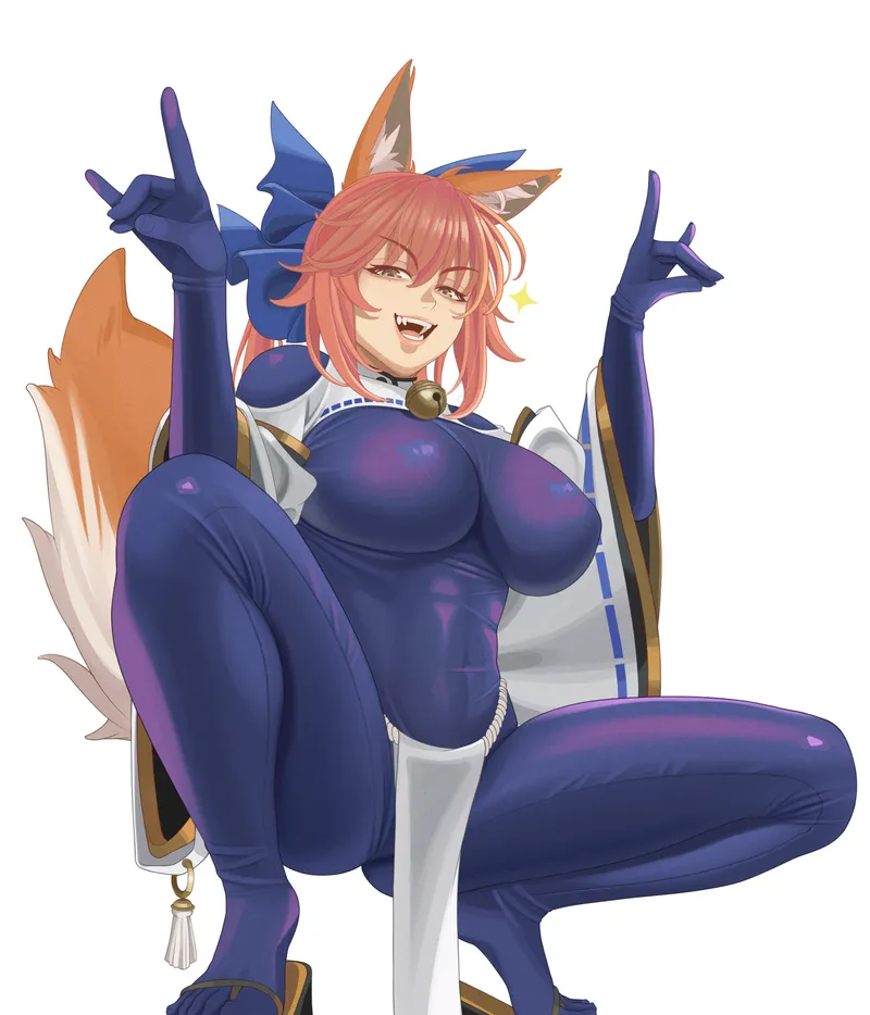 Thumbnail Explore Tamamo's Allure in Bodysuit by Quatthro by Attacking_Diarrhea | animebodysuits
