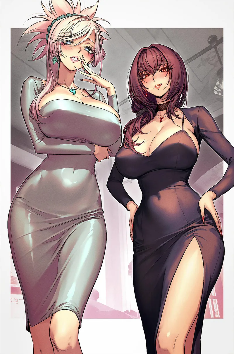 Thumbnail Scathach & Musashi from Fate/GO: A Duo of Power and Grace by WoolsonDaSheep