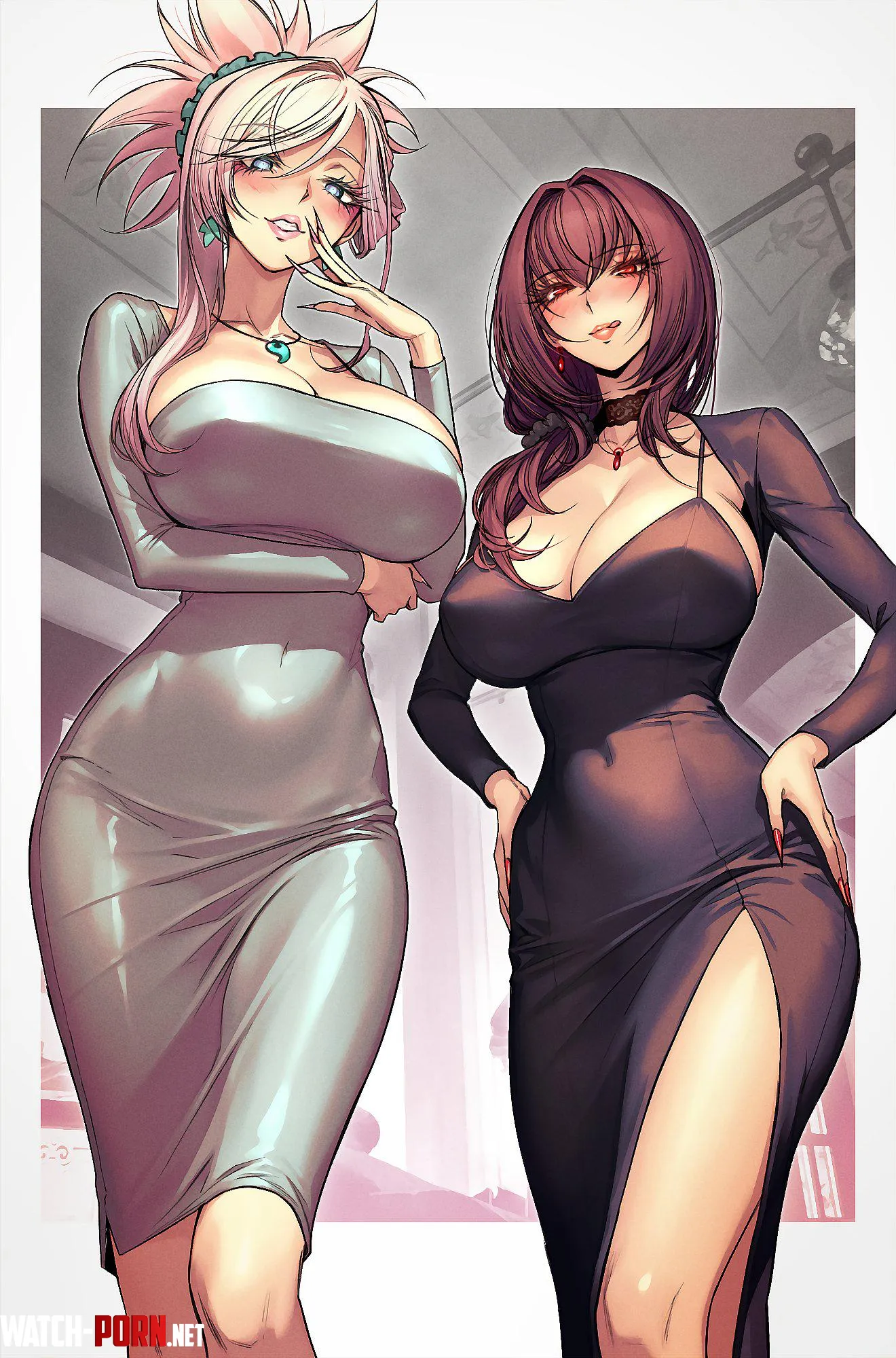 Scathach & Musashi [Fate/GO] by WoolsonDaSheep