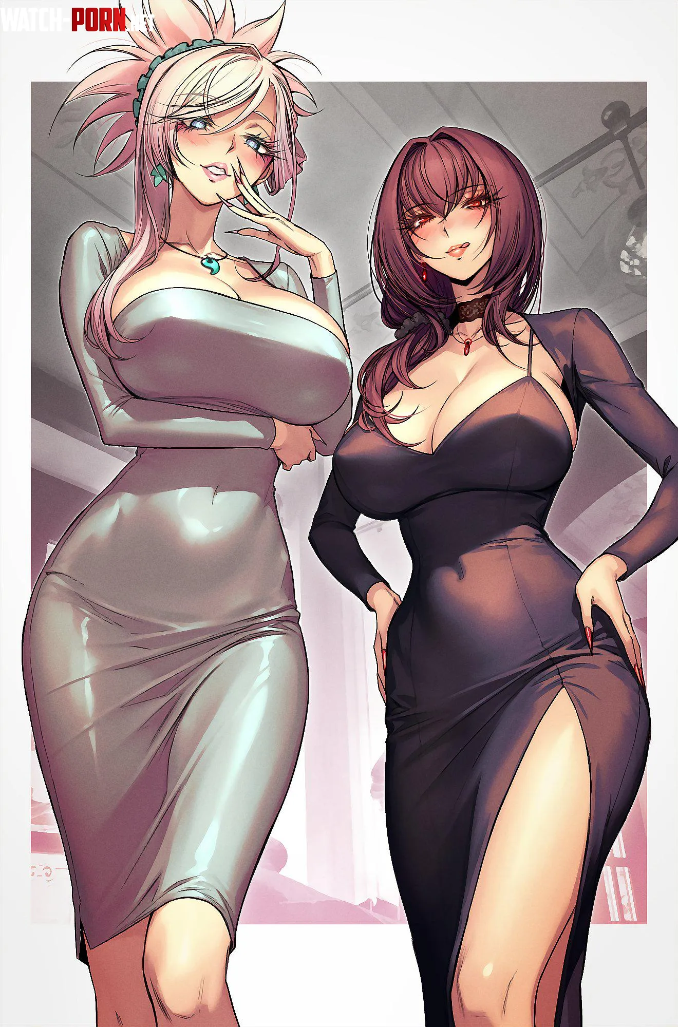 Scathach & Musashi [Fate/GO] (Rioliogiz) by WoolsonDaSheep