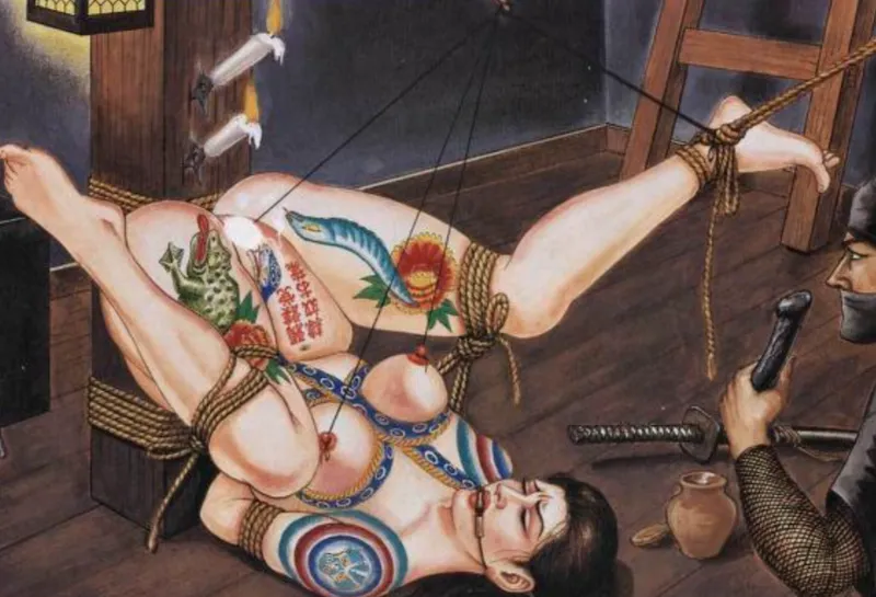 Thumbnail Tattooed Temptation: LRTstudios Presents 'Tatted and Tied Up' in Hentaibondage Art