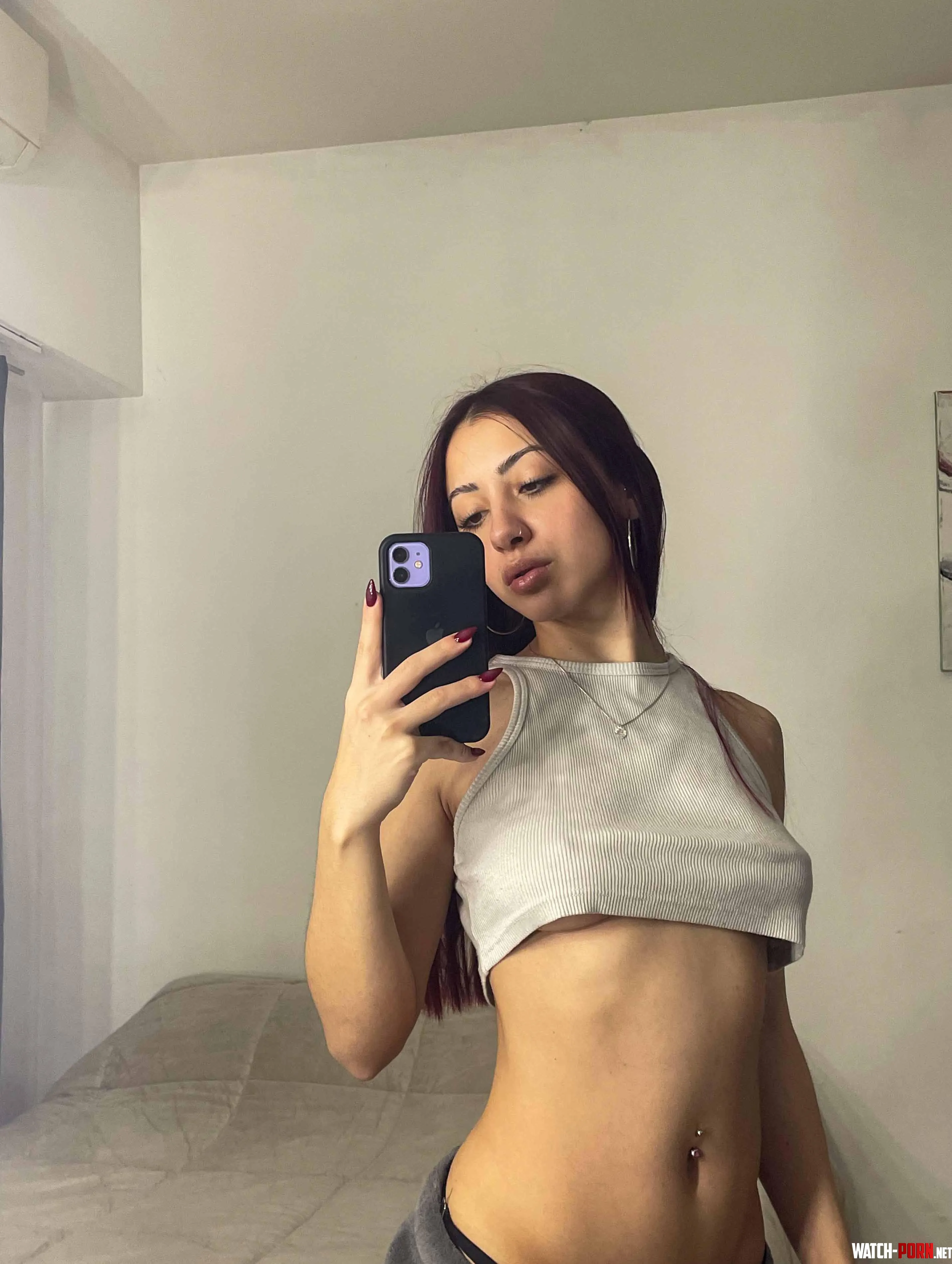 hope you like how this crop top looks on me by Lucky_Badger1083