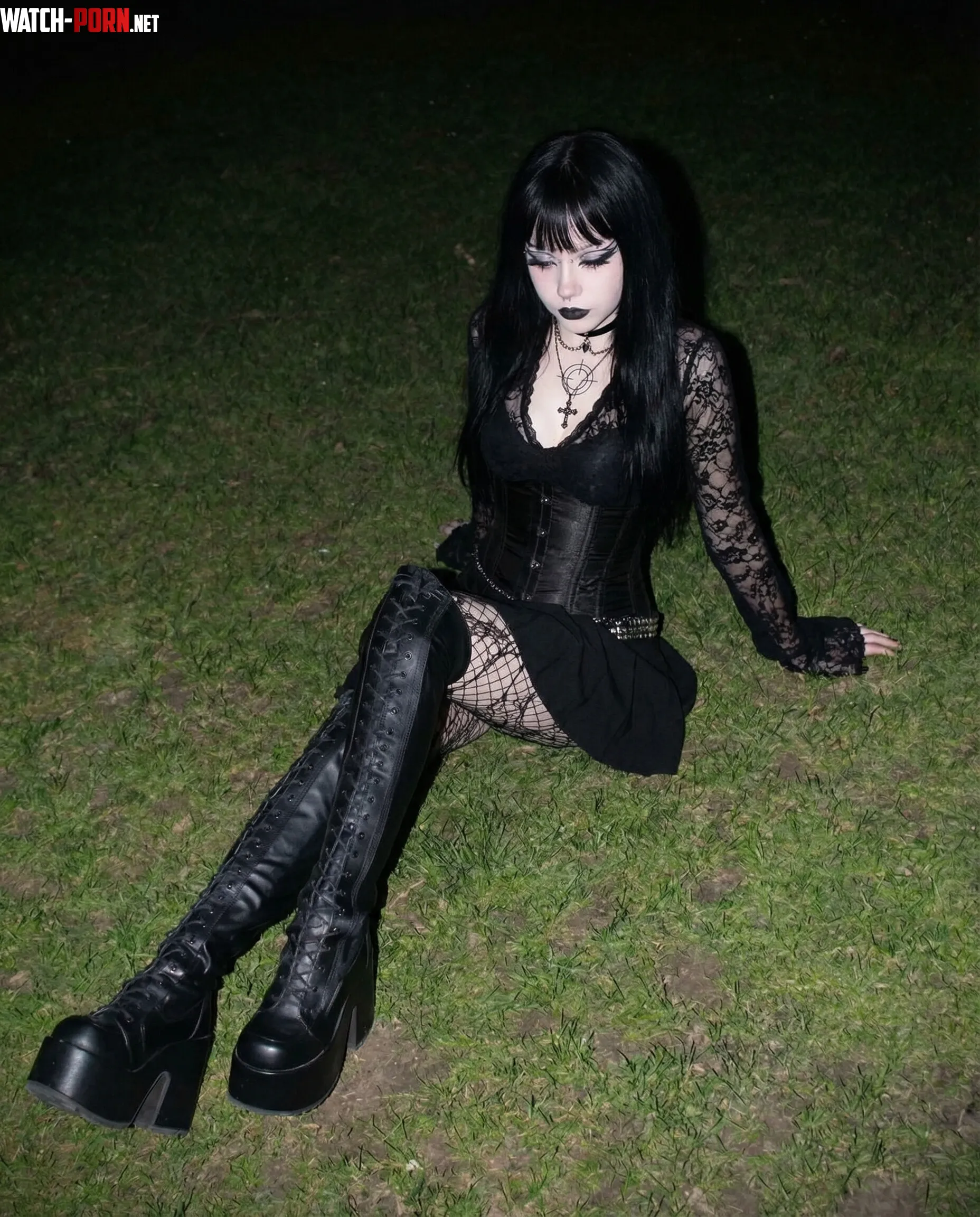 How about a date in a cemetery by rainbowtraffic