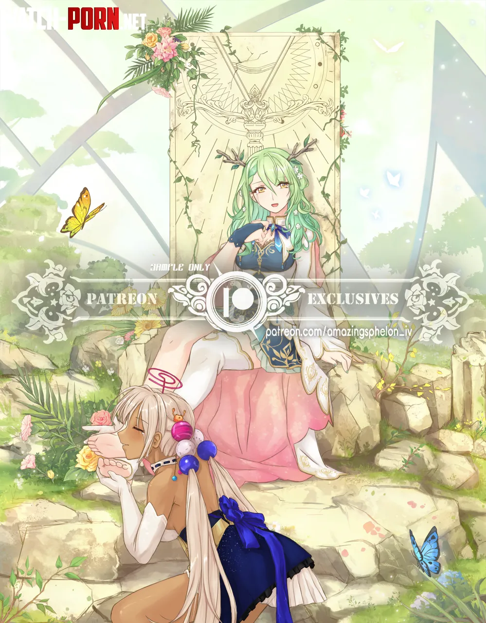 Ceres Fauna gets her sole kiss by her old friend [Hololive EN: Council Branch] by gaidends10