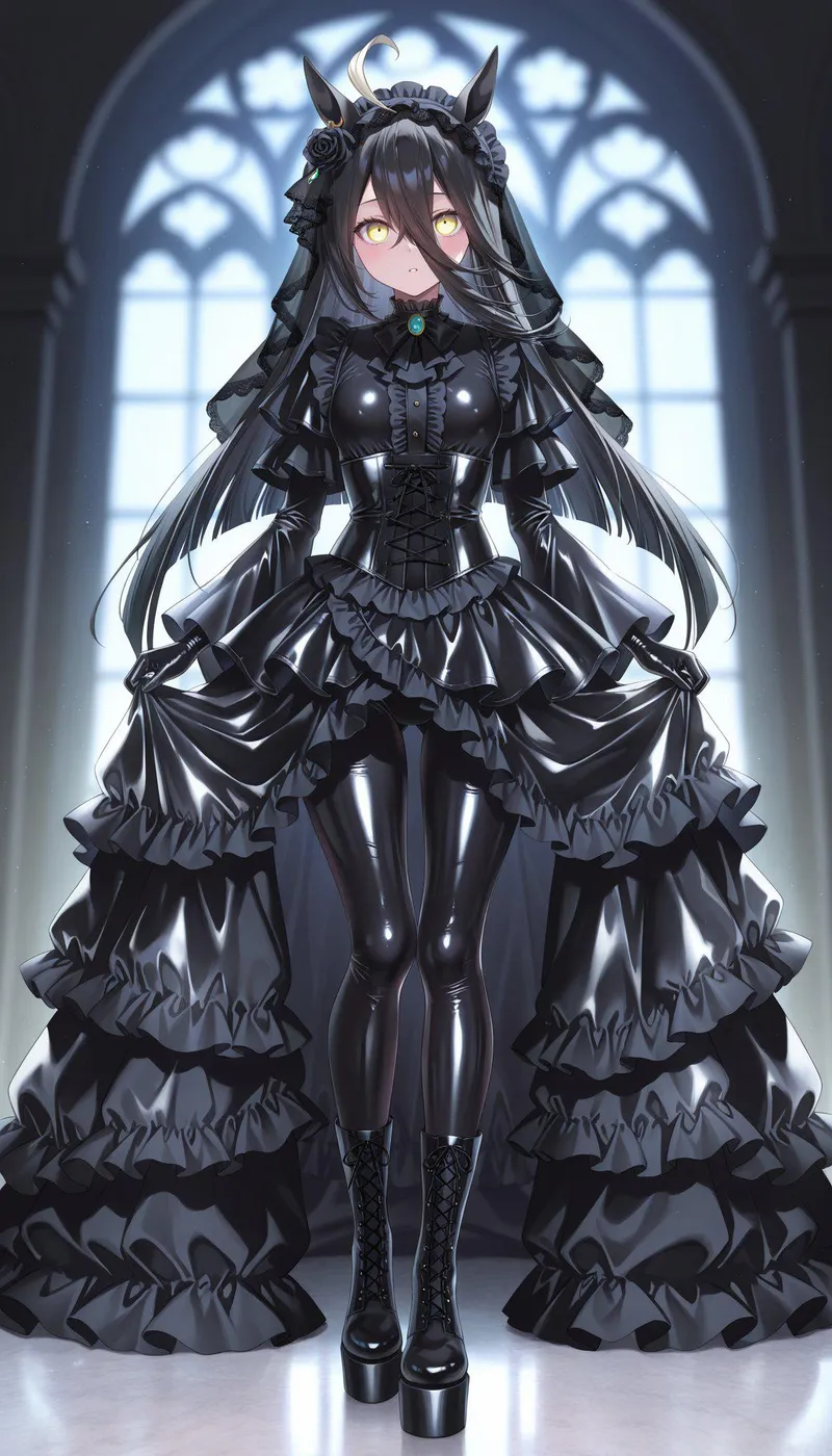 Thumbnail Dive into Manhattan Cafe from Uma Musume by WoolsonDaSheep | animebodysuits