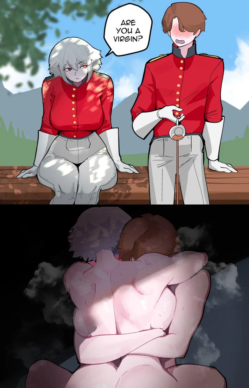 Thumbnail Erotic Adventures: Corporal and Her Trooper by Bazaarthrone | hentai