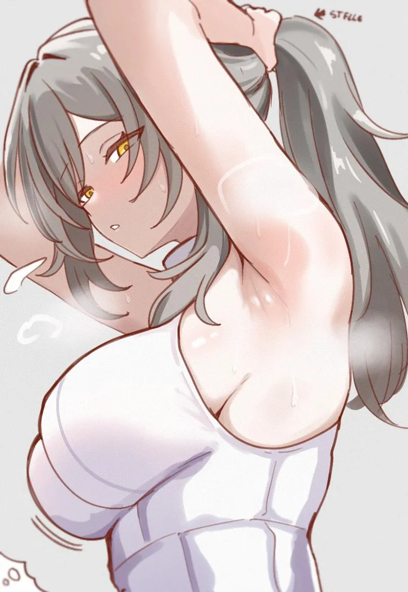 Thumbnail Stelle Styling Her Hair | BigAnimeTiddies marxsander2016