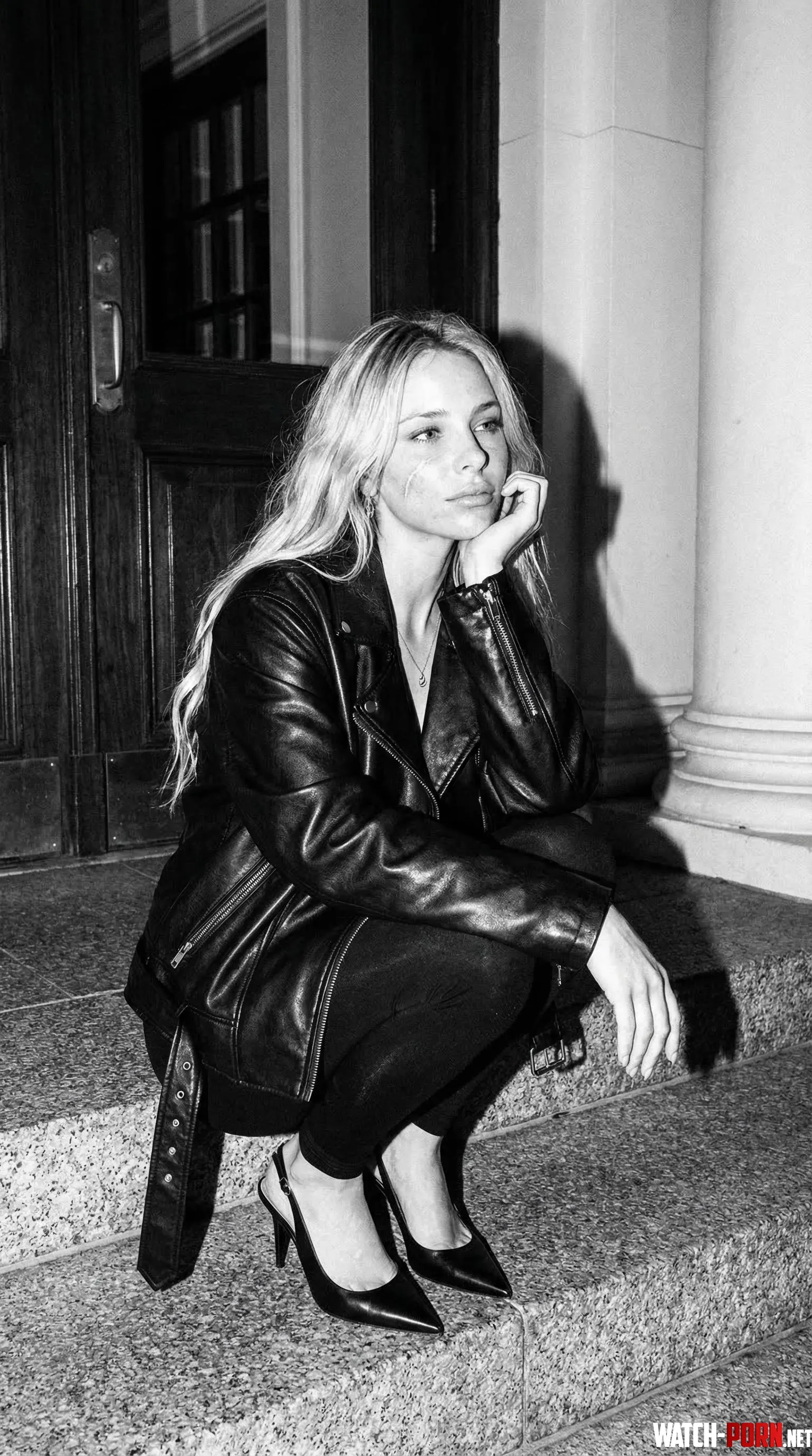 Classy black and white Blonde by lenasophie-belle