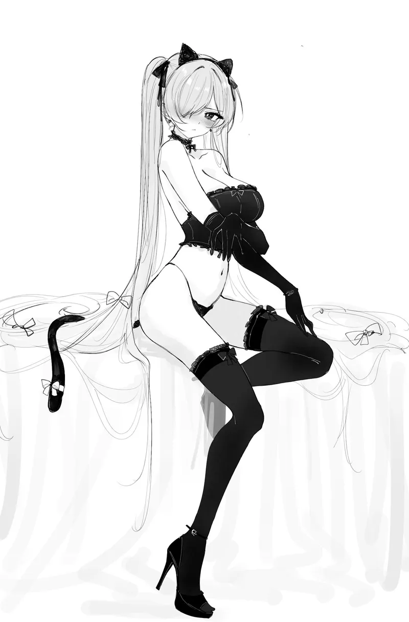 Thumbnail Cinderella in lingerie in Goddess of Victory: Nikke by Silent_Steak_9540 | thighdeology