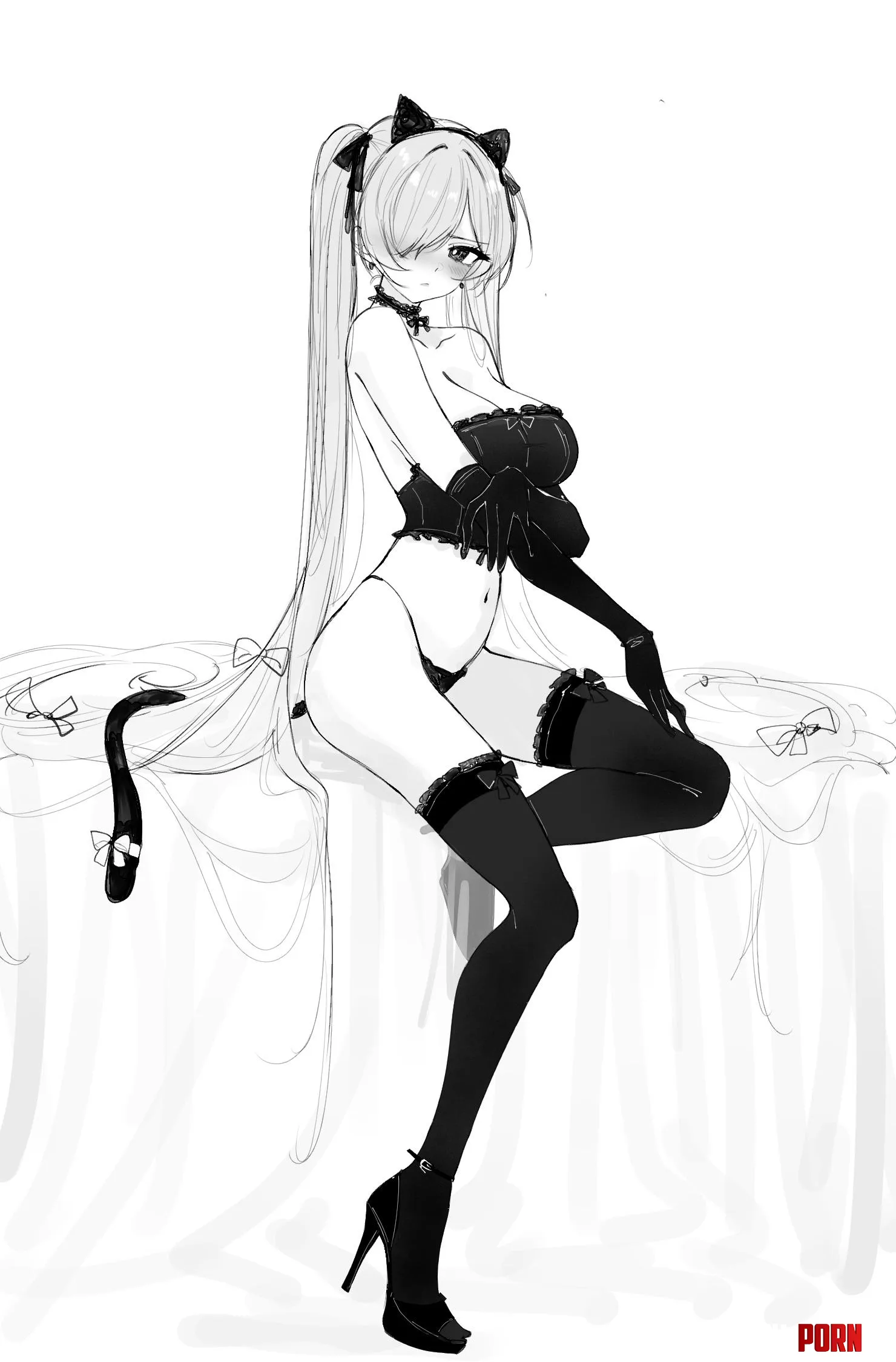 Cinderella in lingerie (Feint) [Goddess of Victory: Nikke] by Silent_Steak_9540