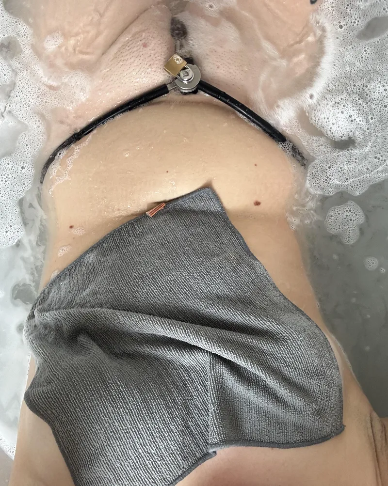 Thumbnail Blissful Bath: Dive into Daddys-Locked-Baby's World