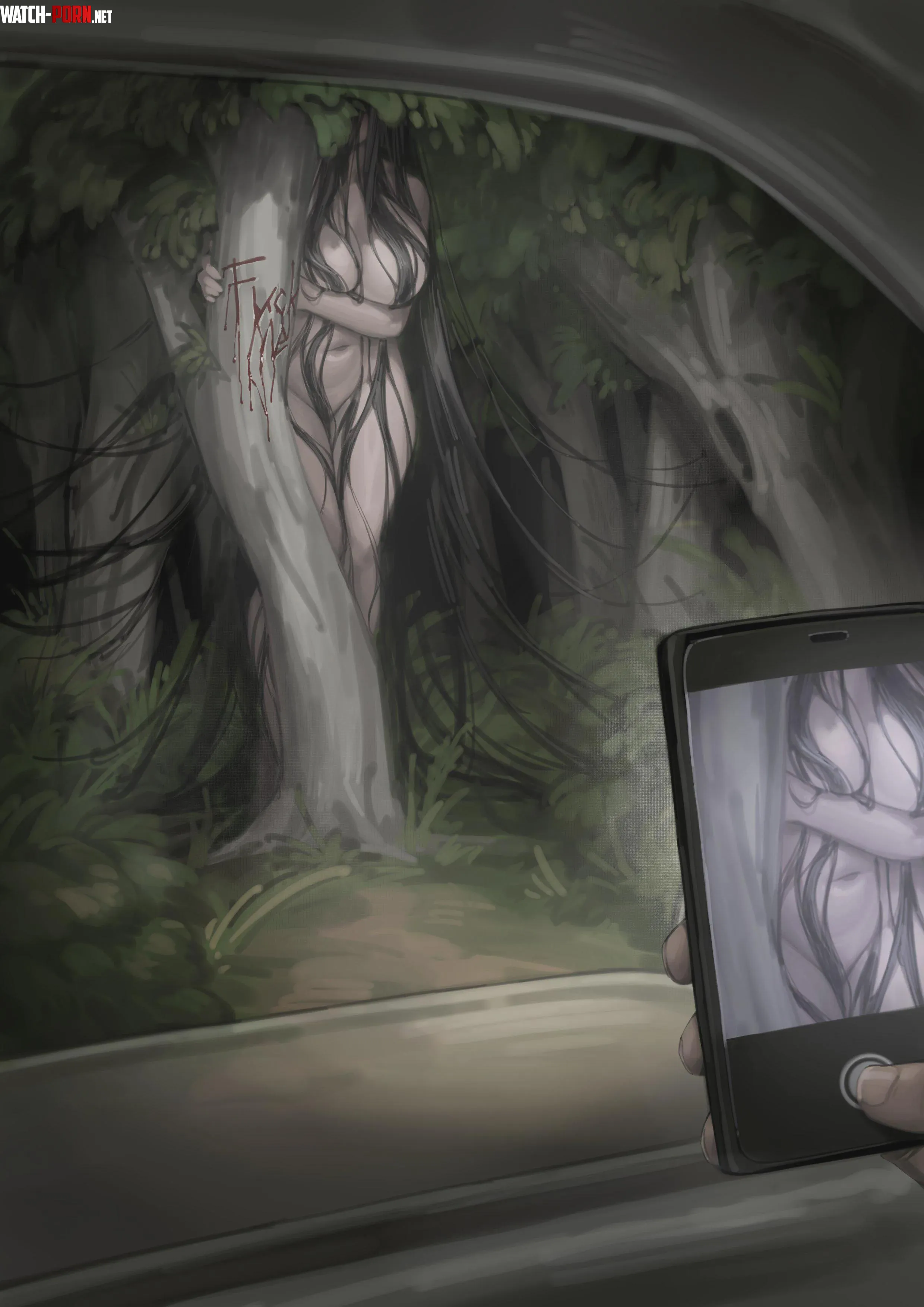 Danger in the woods by RadiantKittyy