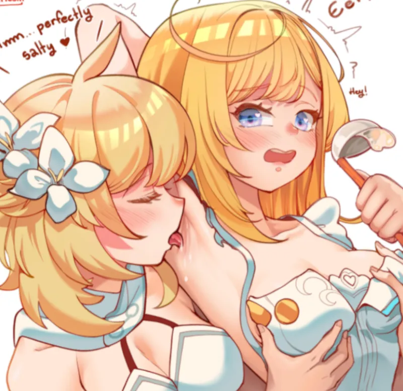 Thumbnail greenbirdoo Reveals Escoffier's Shy Side in animearmpits