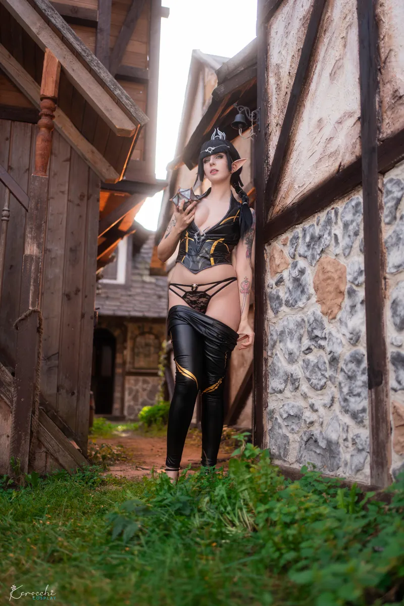 Thumbnail Kerocchi's Rendition of Shadowheart from Baldur's Gate 3 in CosplayLewd