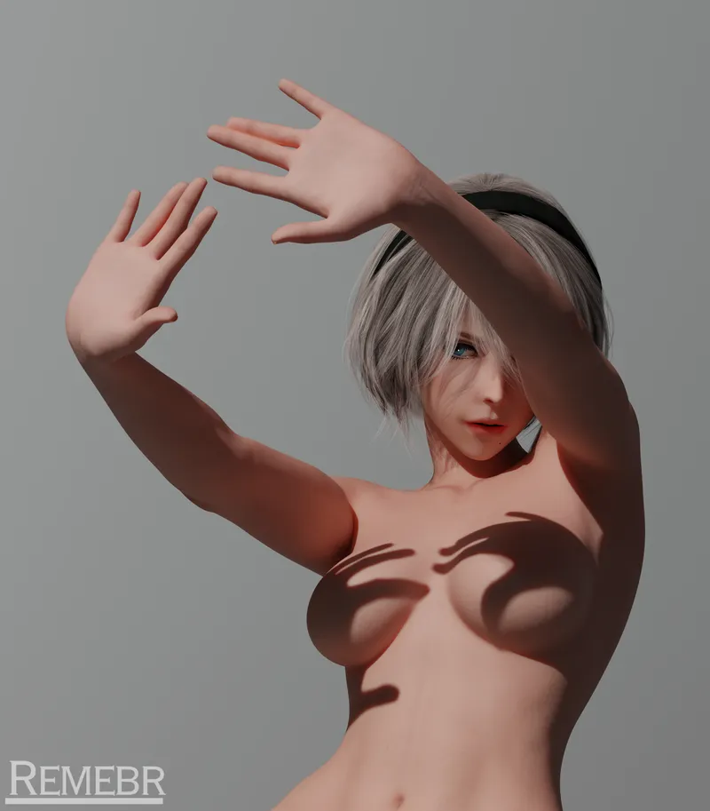 Thumbnail 2B Takes On the Shadow Trend: Rem2bb's Artistic Representation