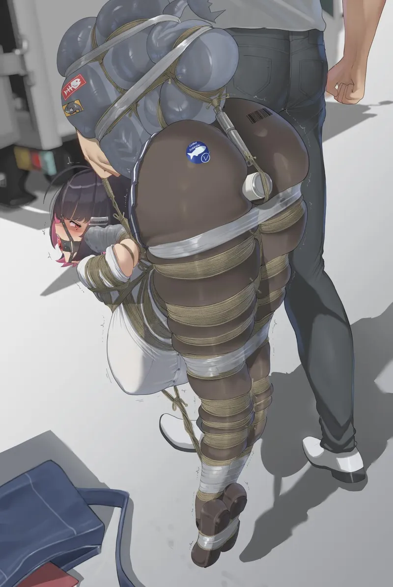 Thumbnail Carrying Ellen Joe on a Bondage Adventure