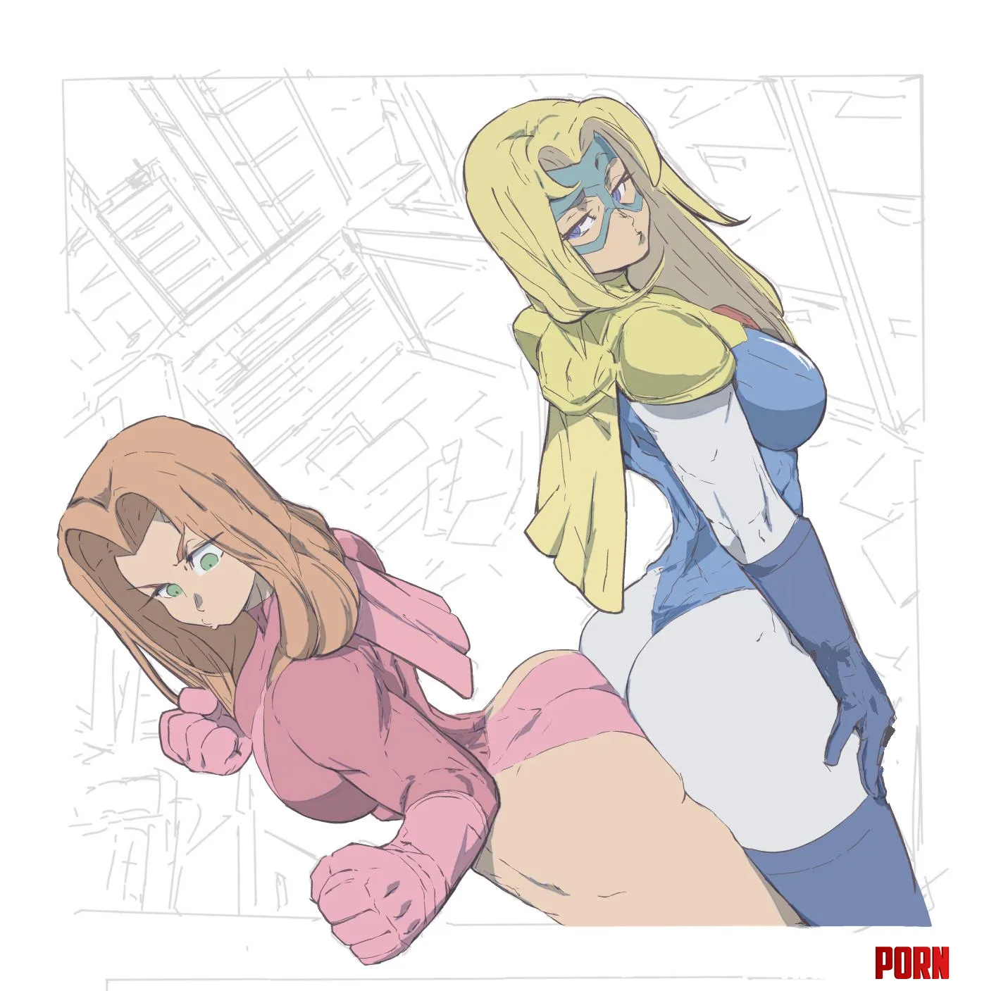 Atom Eve and Blonde Blazer Team Up (7Passes) [Invincible/Dispatch] by Bazaarthrone