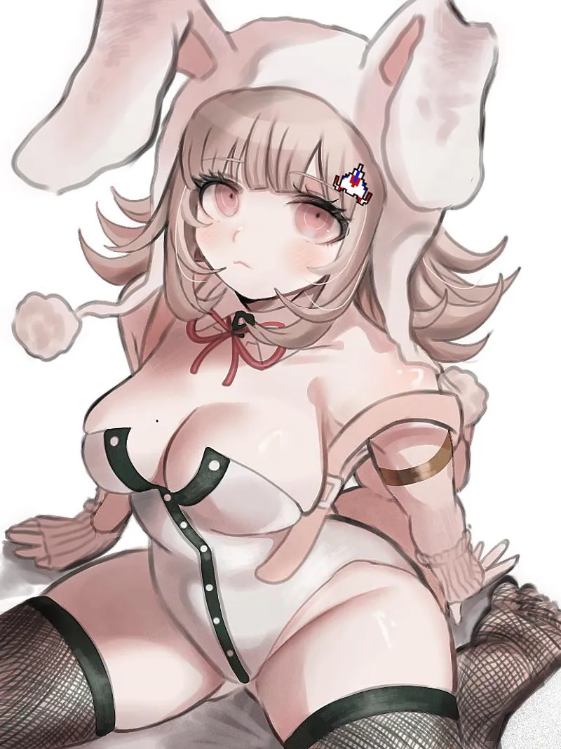 Thumbnail Bunny Chiaki in Danganronpa by MartyrOfDespair | thighdeology