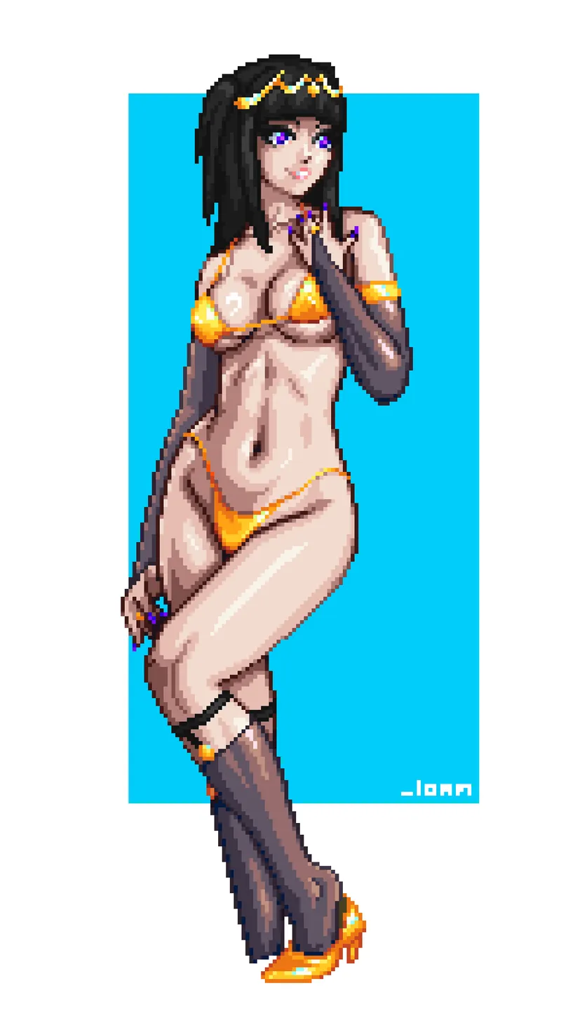 Thumbnail __loam's PixelArtNSFW Delight: Golden Week Tharja!