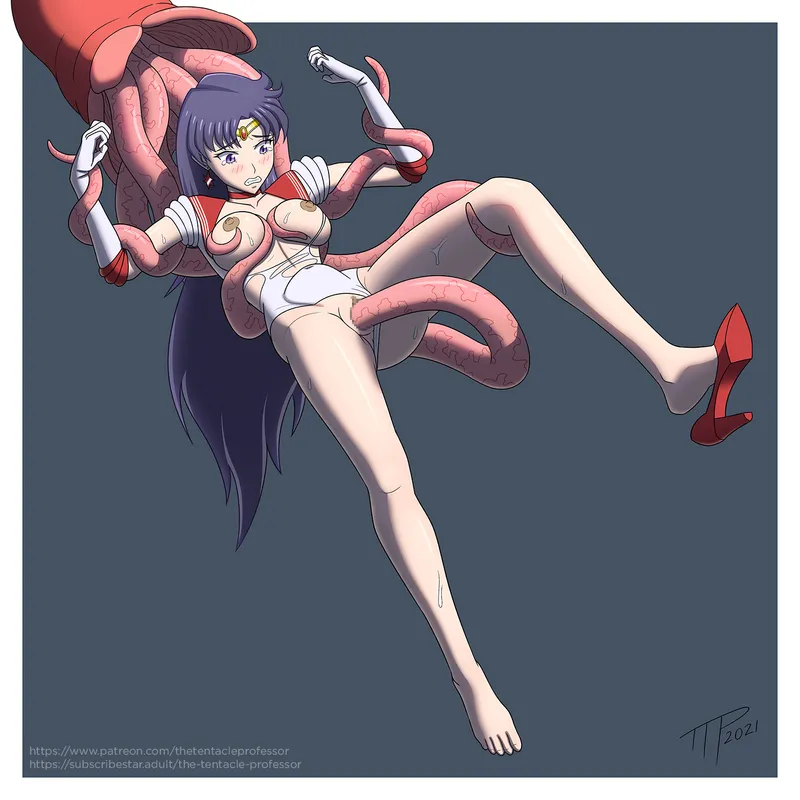 Thumbnail Sailor Mars in trouble! (TheTentacleProfessor) [Sailor Moon] by EnigmusPrime