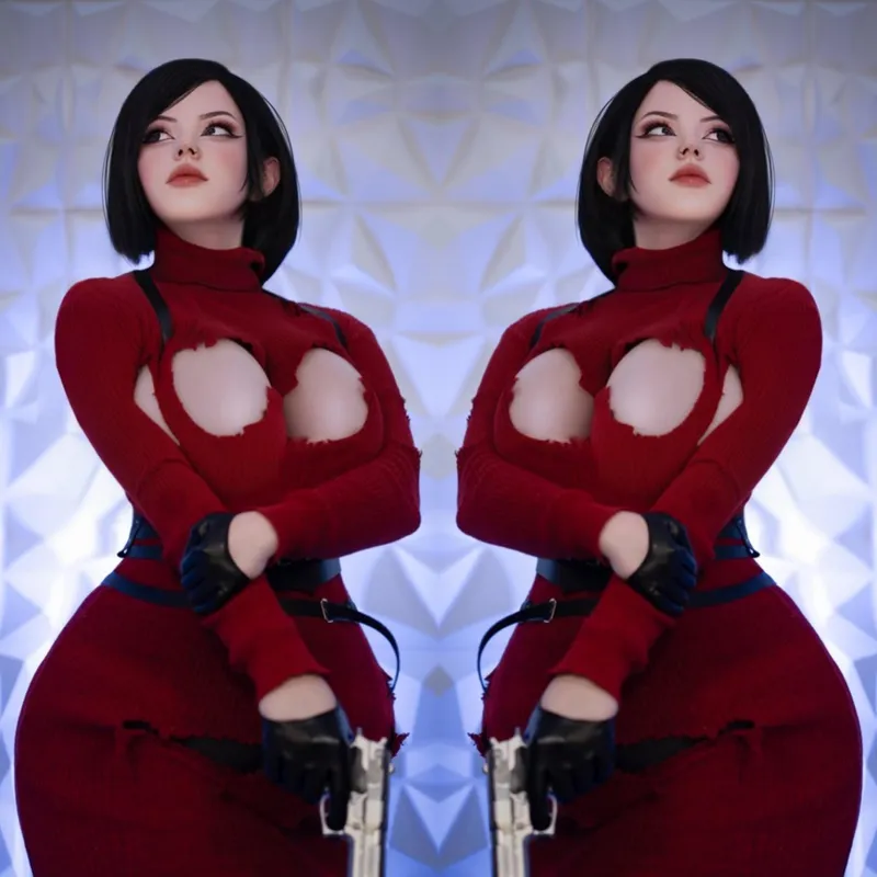 Thumbnail Kuroitsne Stuns in a Sexy Ada Wong Cosplay