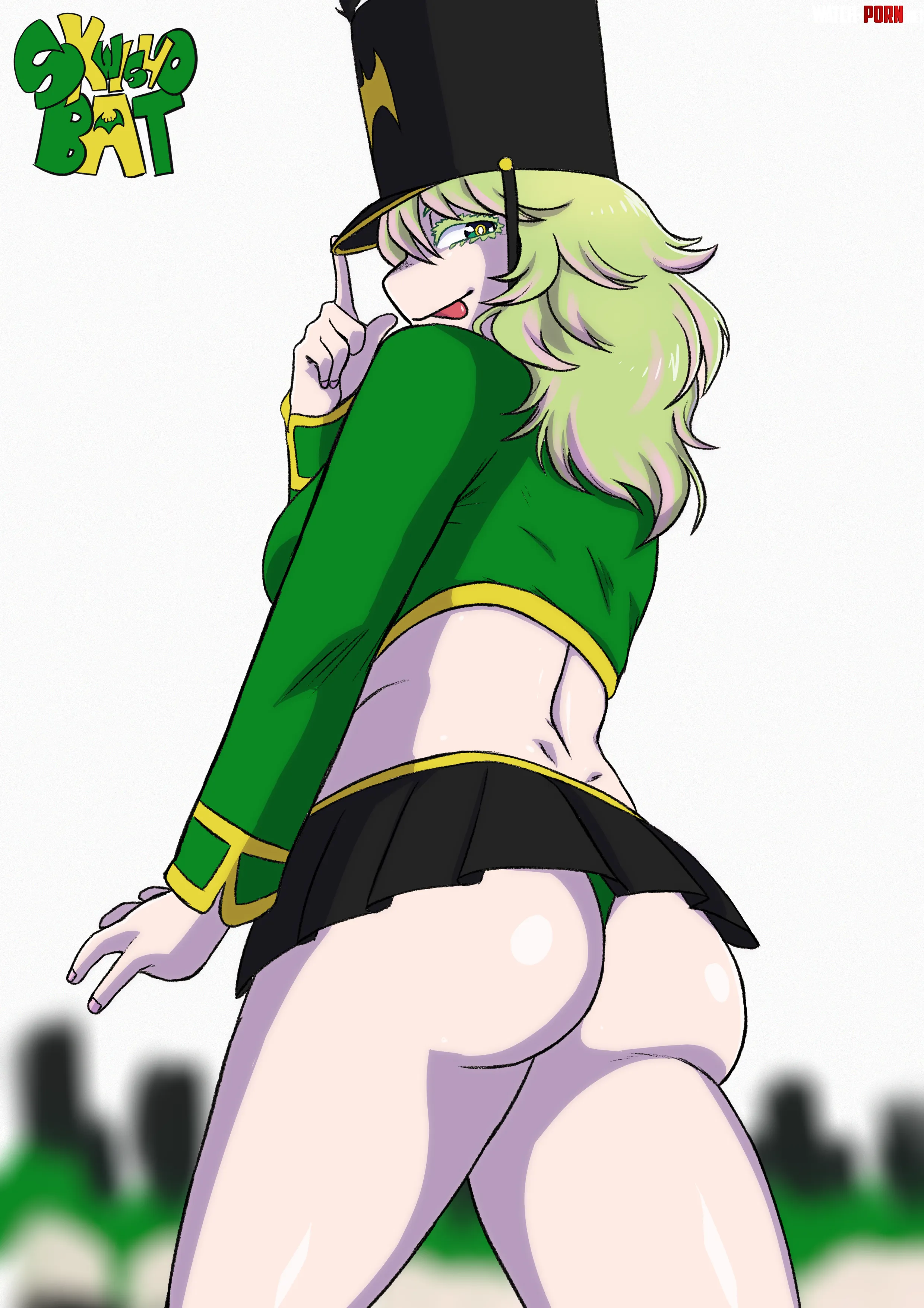 Hagakure wants you to follow her to a paradise of love and joy (art by me) by SkwishoBatArt