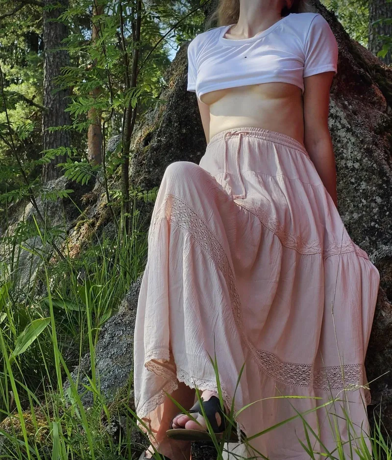 Thumbnail Klaararo Likes Her Skirt in Countrygirls