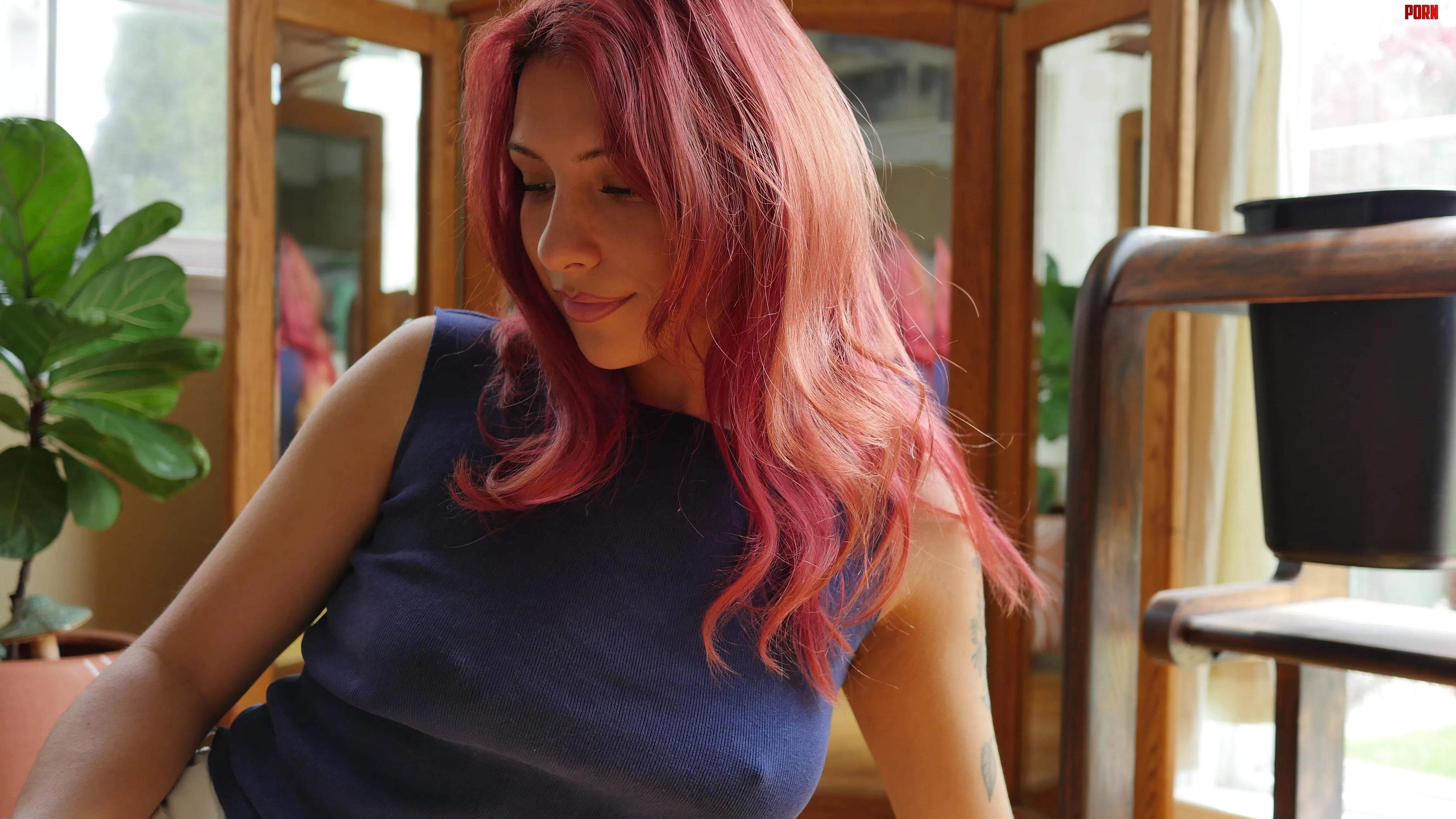 I feel like my natural self Braless by Sunlover67