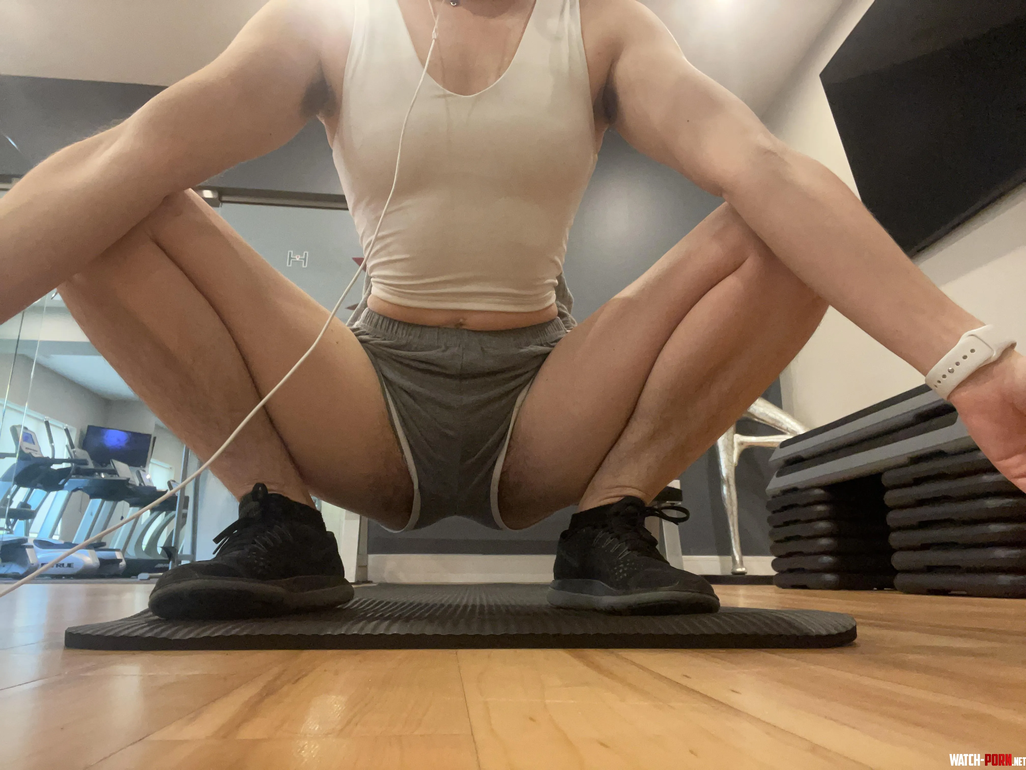 Sweaty stretching by NessaRyans