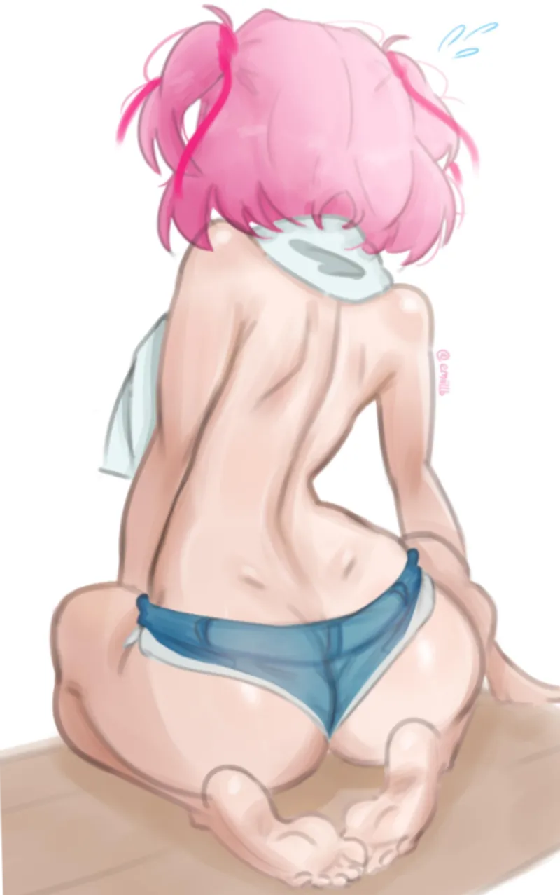Thumbnail Songofsea Captures Natsuki's Sensuality from DDLC Rule34